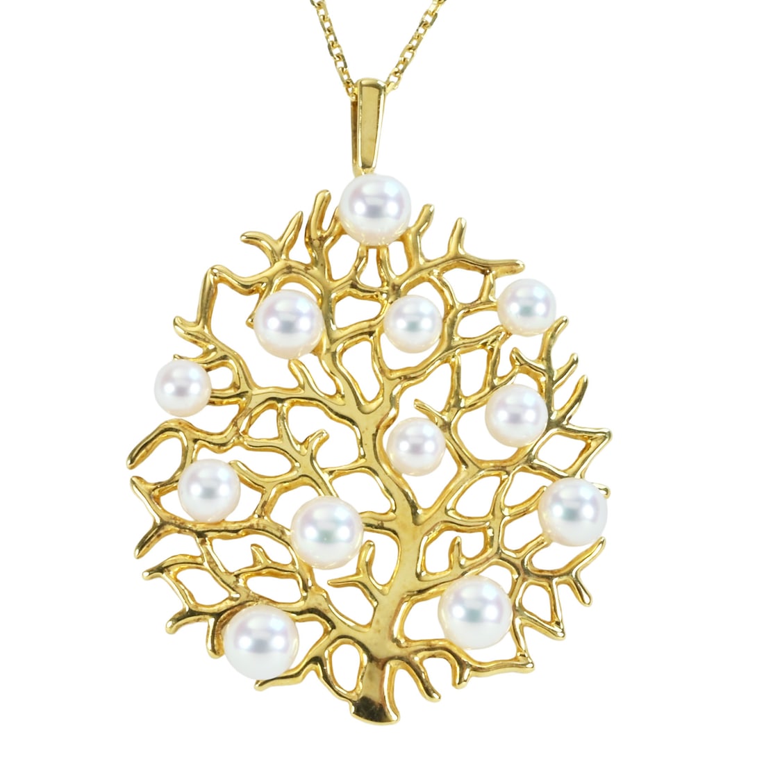 MIKIMOTO K18 Akoya Pearl Necklace: Brand:MIKIMOTO Model No.:N/A Sizs:48cm Material:K18 Accessories:Box