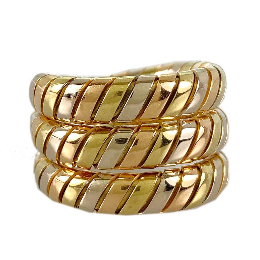 BVLGARI BULAGRI K18 Tubogas Ring: Type: Necklace Material:K18 Model No.: N/A Sizs:6.5(US) Signed By:BVLGARI