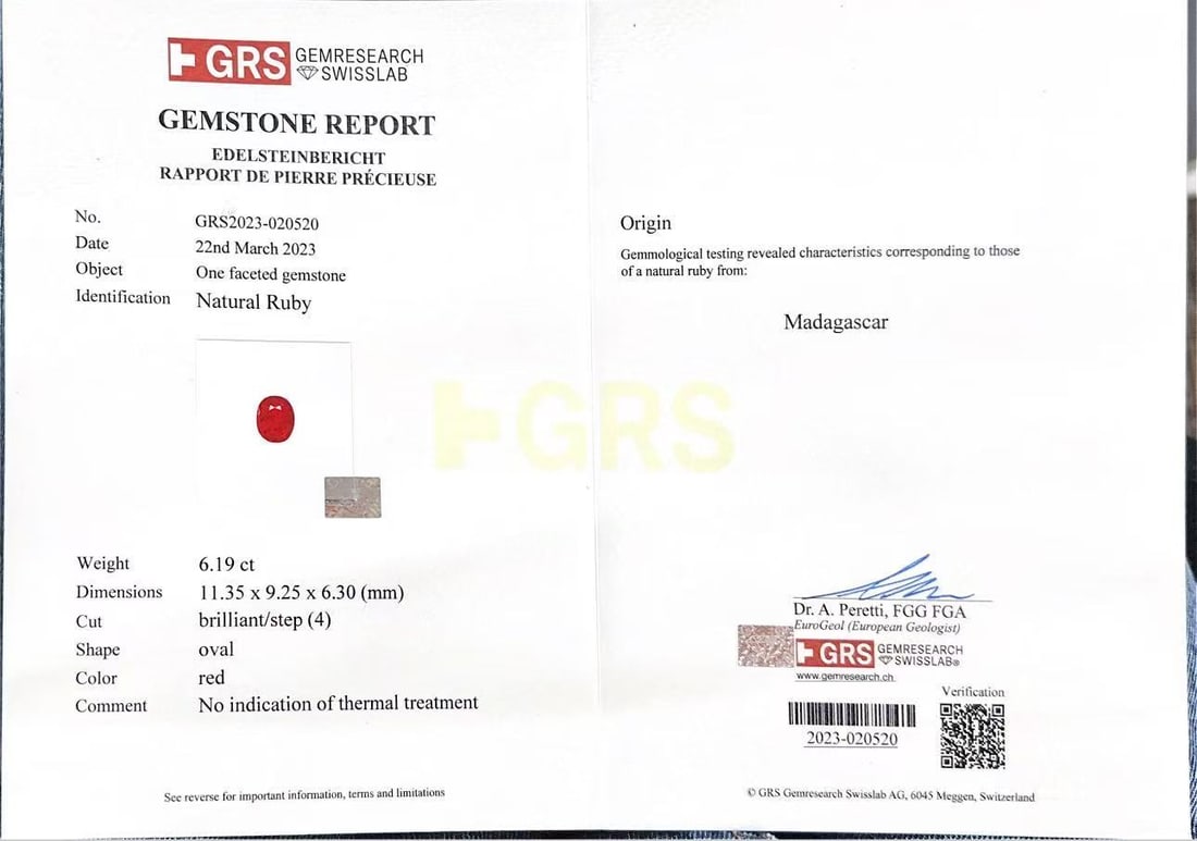 K18 Madagascar NH Ruby Diamond Ring - 4