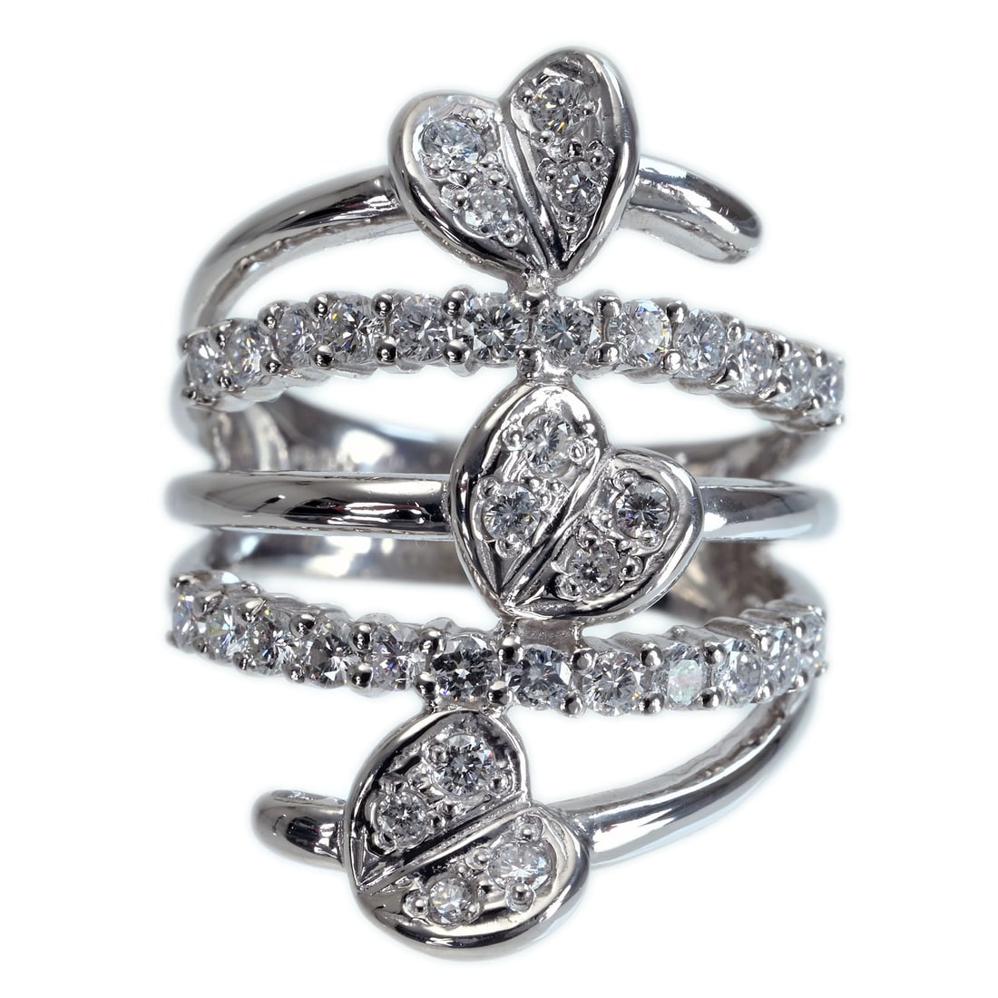 PT900 DIAMOND RING: Type:RING Item Name:PT900 DIAMOND RING Diamond:1.00ct Metal:PT900 Size:7.5(US) Accessories:N/A