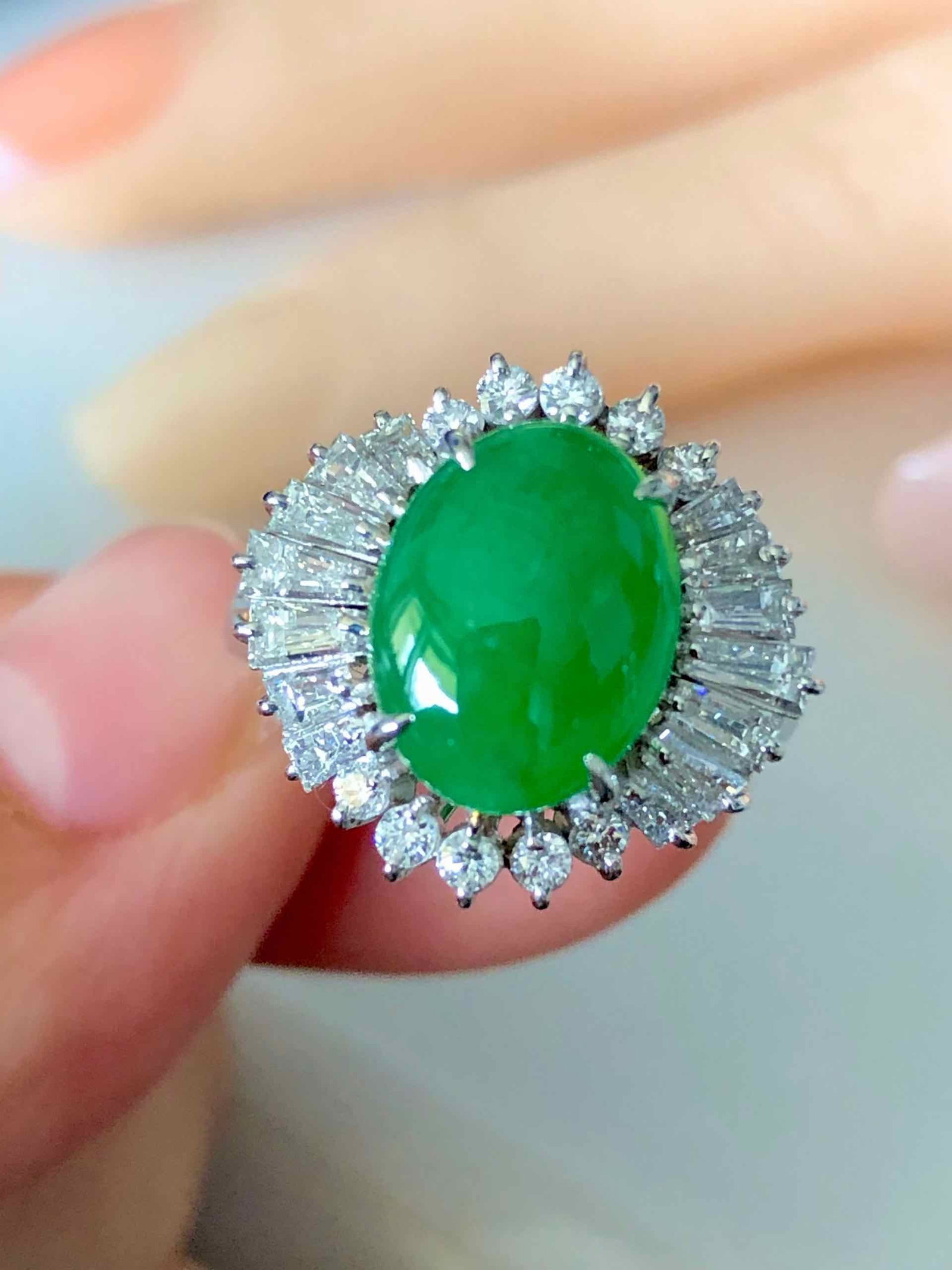 PT900 JADE RING - 3