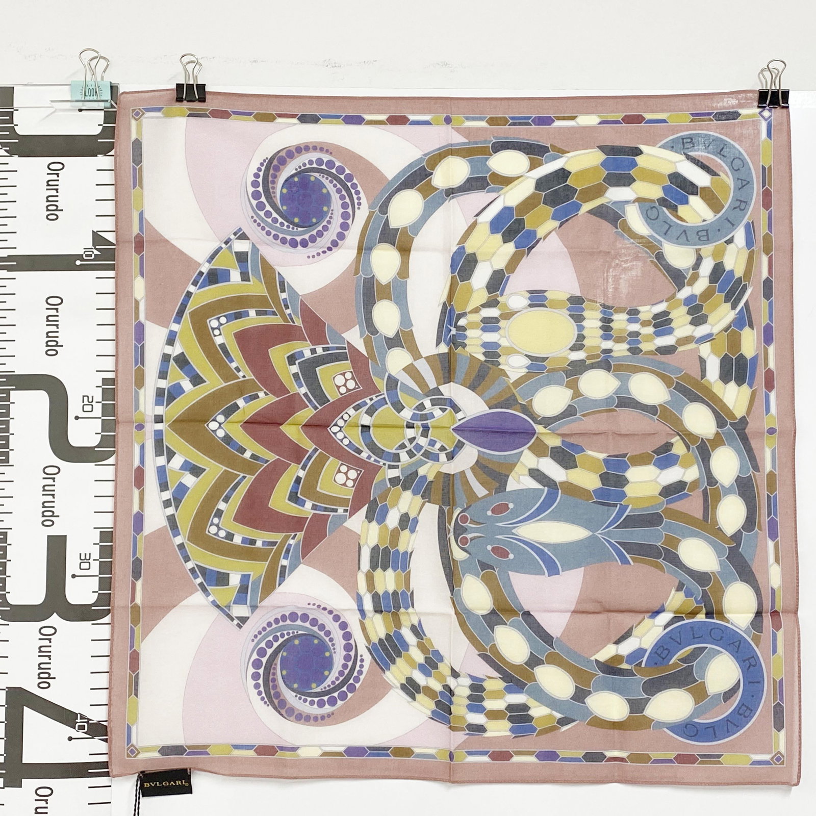 BVLGARI BULGARI Serpenti Pattern Scarf (1 of 4)
