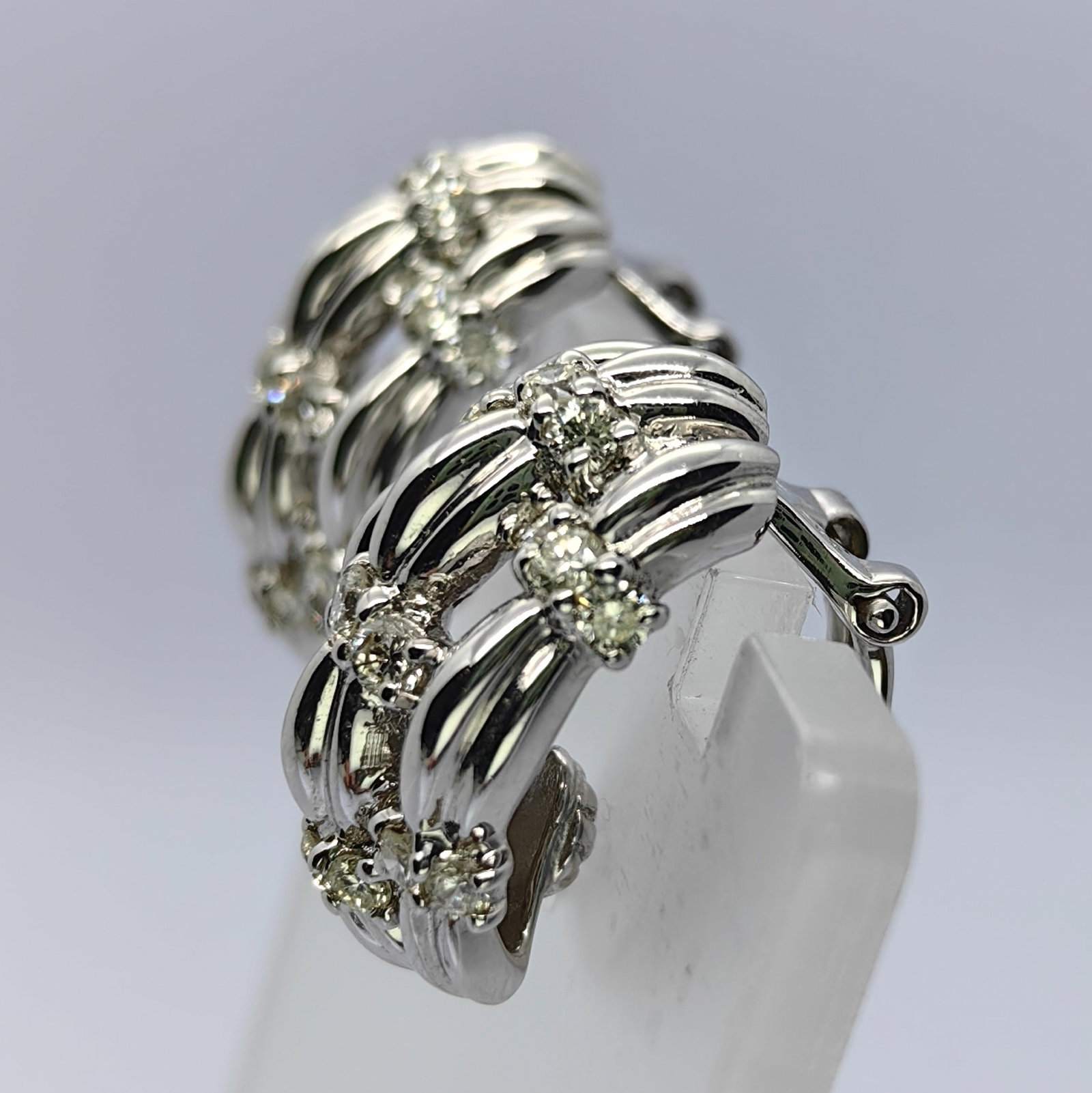 K18 Diamond Earring - 2