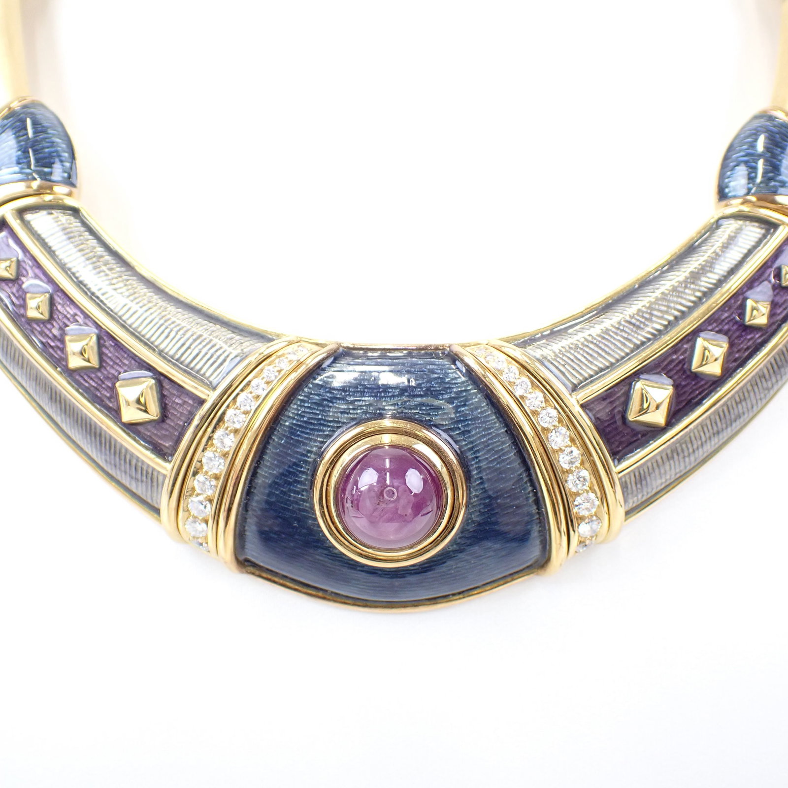 DE VROOMEN K18 Star Ruby Necklace - 2