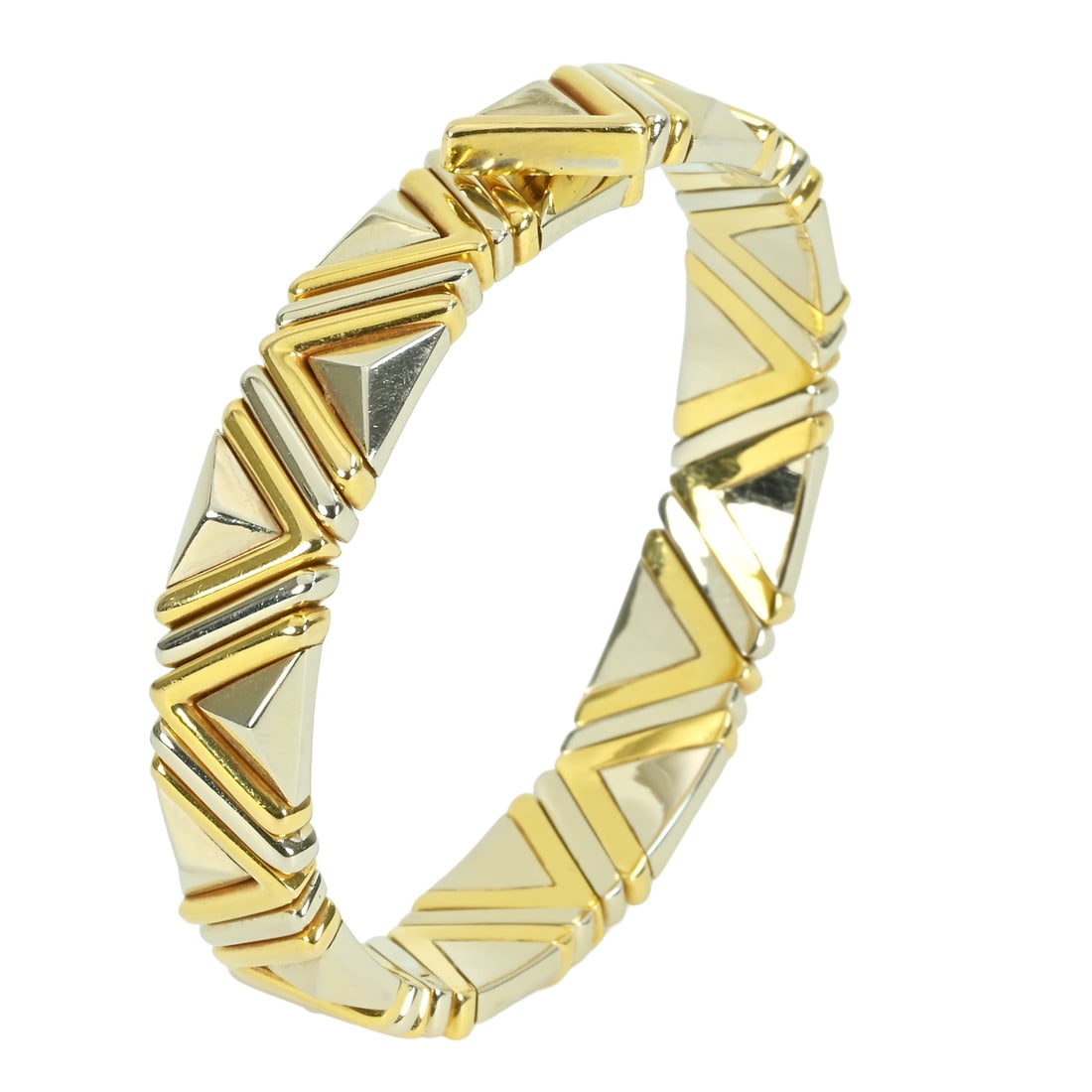 BVLGARI BULAGRI K18 Bangle: Brand:BVLGARI Model No.:N/A Sizs:16.5cm Material:K18 Signed By:BVLGARI Accessories:N/A