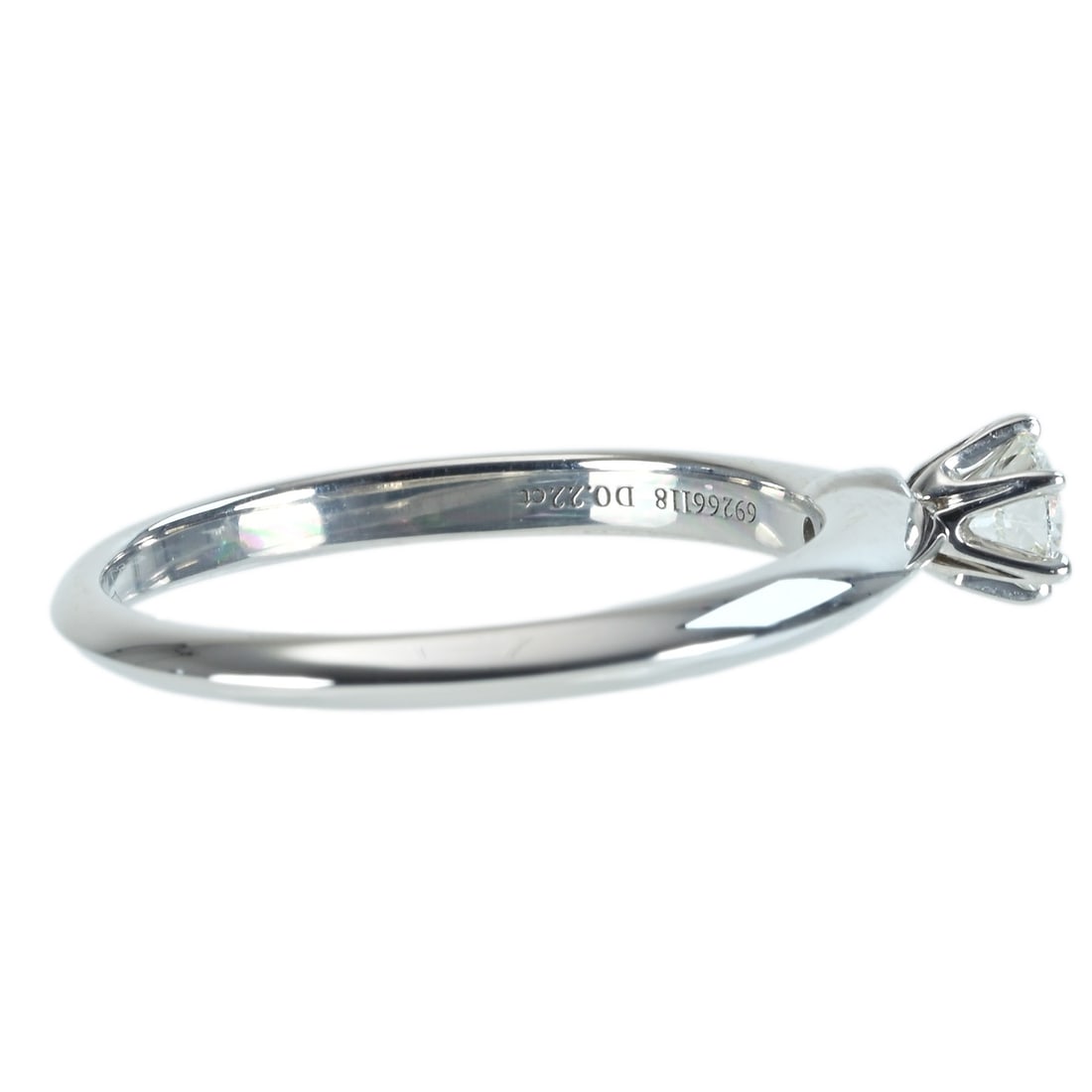 T Co Pt950 Diamond Ring - 3