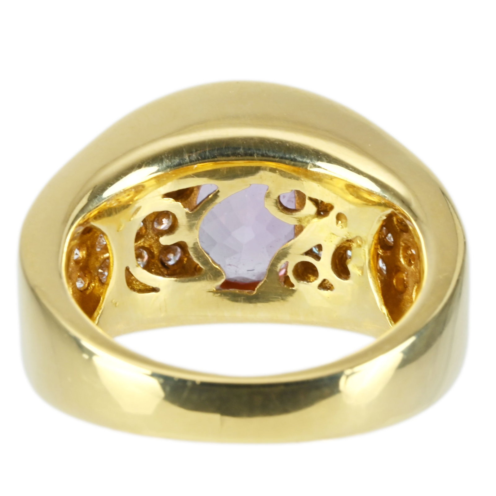 K18YG KUNZITE RING - 4