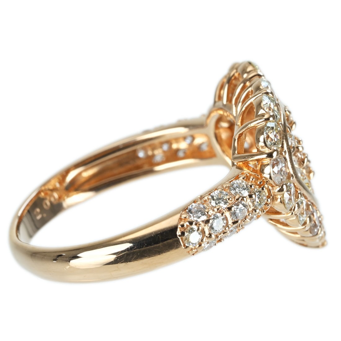 K18PG DIAMOND RING - 3