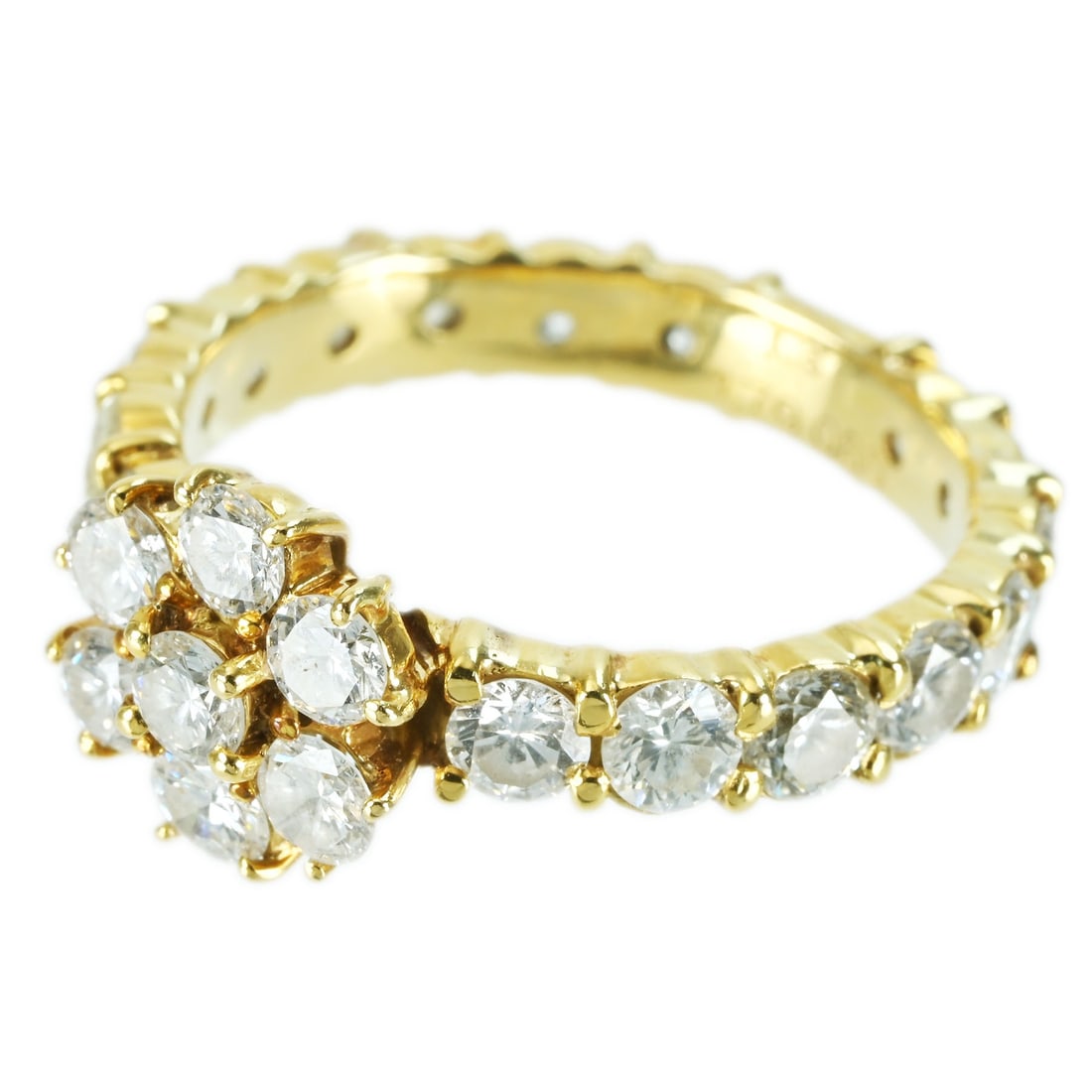 K18YG DIAMOND RING - 2