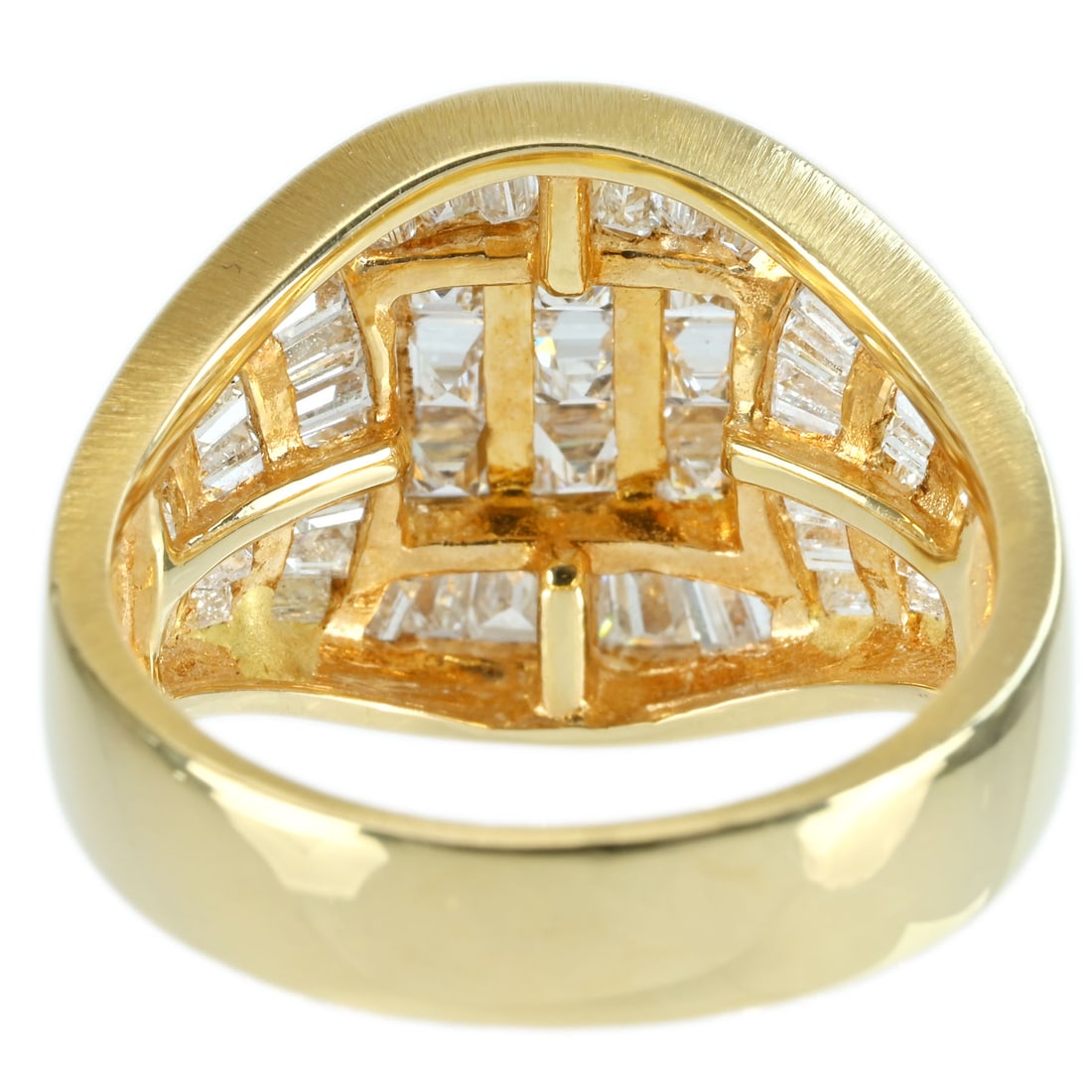 K18YG DIAMOND RING - 4