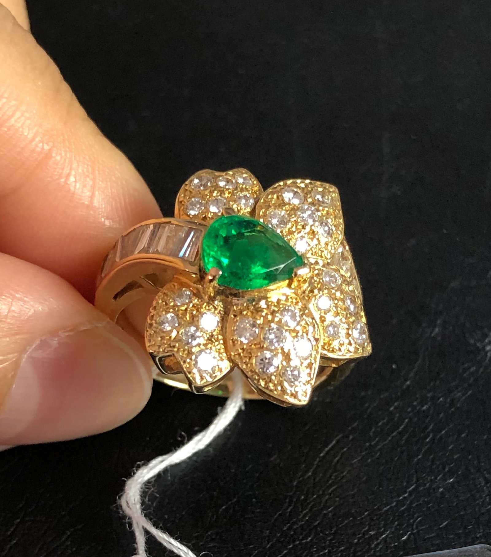 K18YG EMERALD Ring - 5