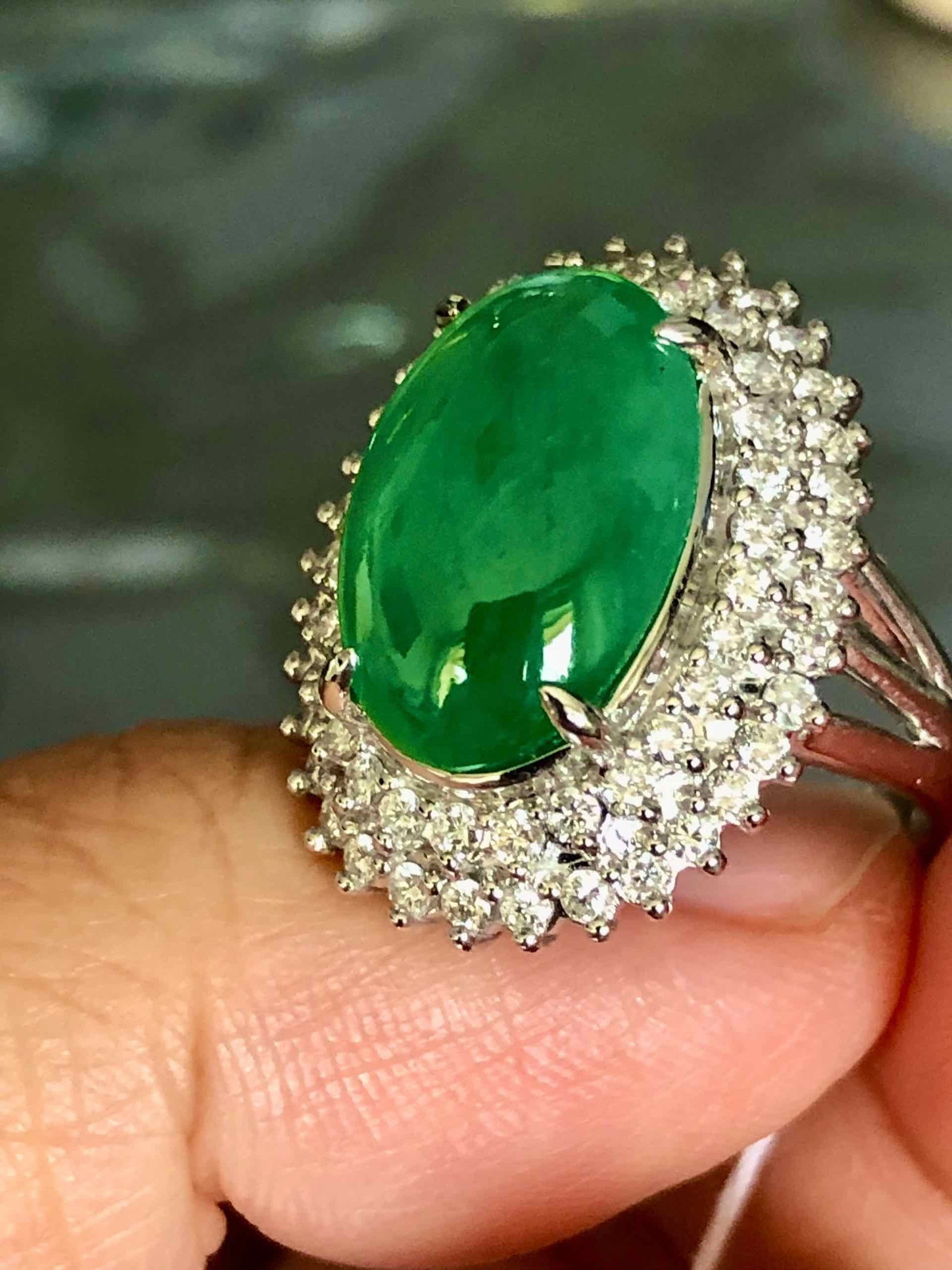 K18 JADEITE RING - 3