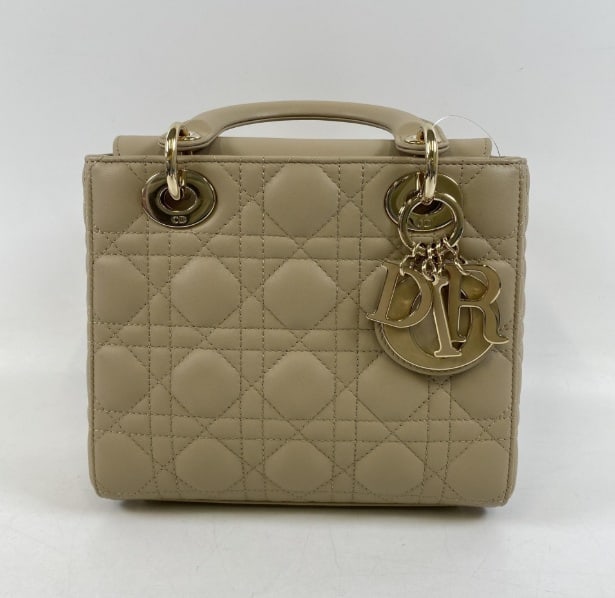 CHRISTIAN DIOR My Abc Lady Dior Beige Lambskin Small Bag: Brand:Christian Dior Material:Lambskin Model No.: 2020YR Sizs:N/A Accessories: N/A