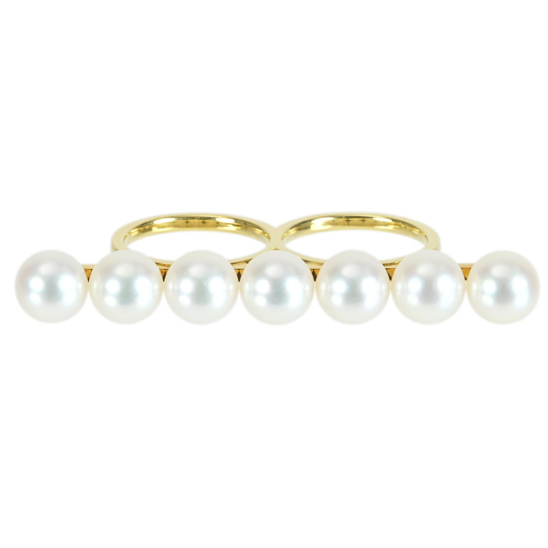 TASAKI 8.5mm Pearl Balance Luxe K18 Ring: Brand:TASAKI Model No.:N/A Sizs:7(US) Material:K18 Signed By:TASAKI Accessories:N/A