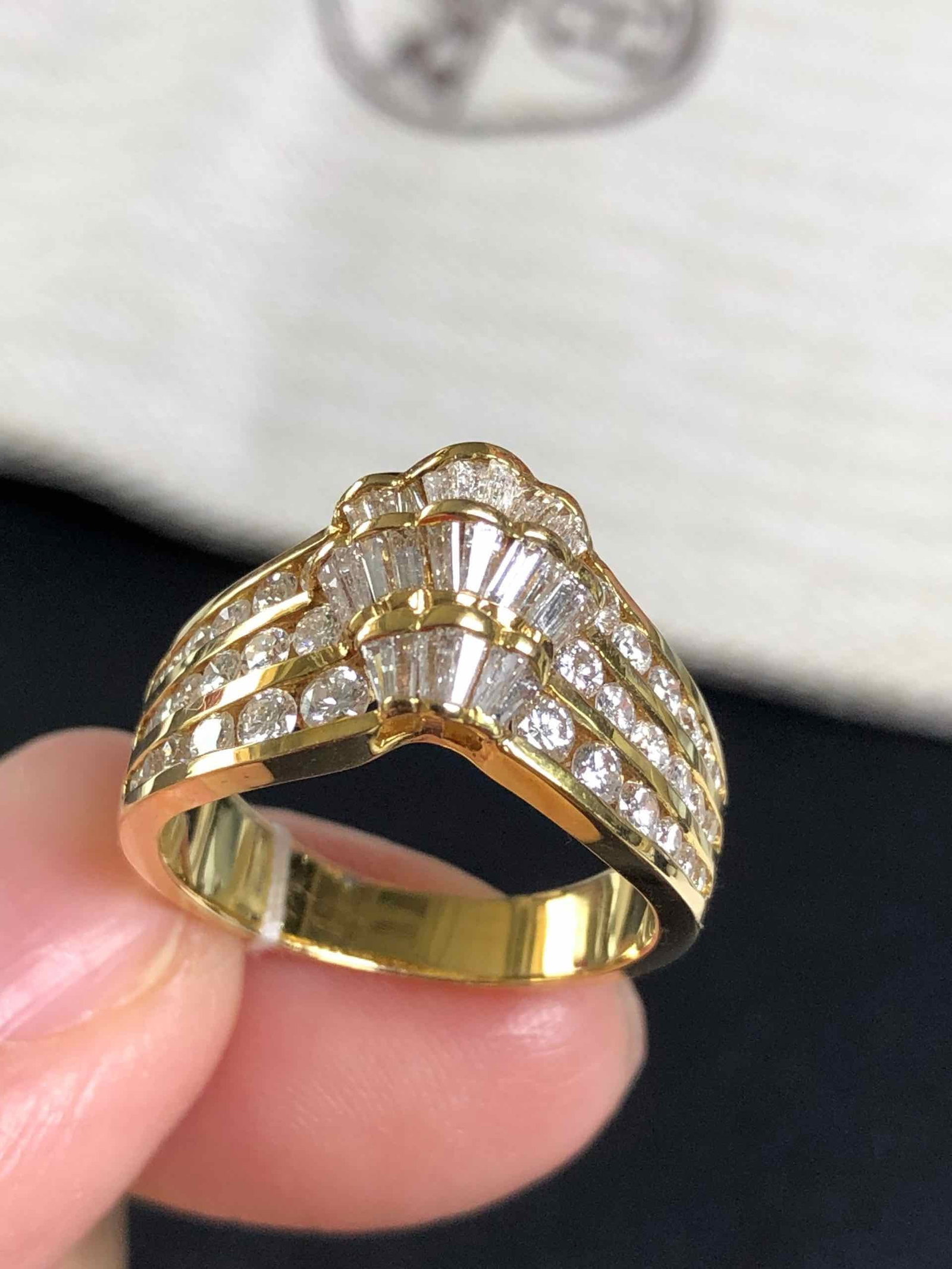 K18 Diamond Ring - 2