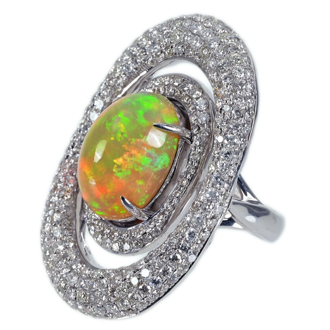 K18WG MEXICO OPAL RING - 2