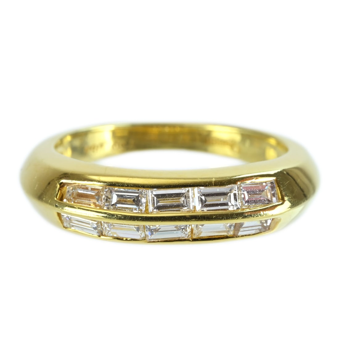 QUEEN K18 Diamond Ring: Brand:QUEEN Model No.:N/A Diamond:N/A Sizs:6.5(US) Material:K18 Signed By:QUEEN Accessories:N/A