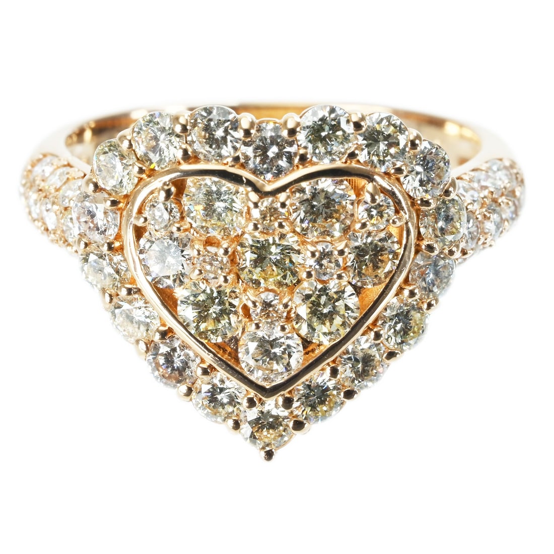 K18PG DIAMOND RING: Type:RING Item Name:K18PG DIAMOND RING Diamond:2.00ct Metal:18K Size:7.5(US) Accessories:N/A
