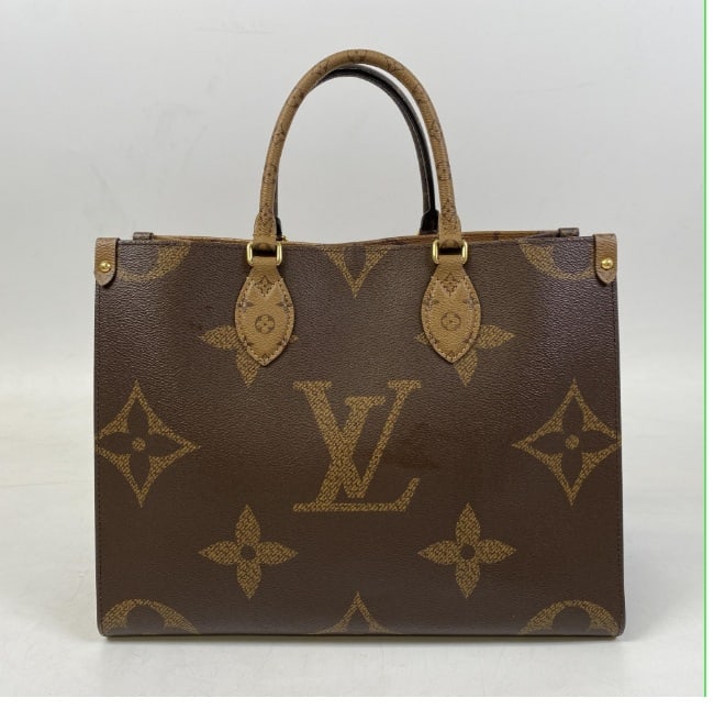 LOUIS VUITTON On The Go MM Monogram Reverse Bag: Brand:Louis Vutton Material:Canvas Model No.: M45039 Sizs:34*26*15cm Accessories: Box