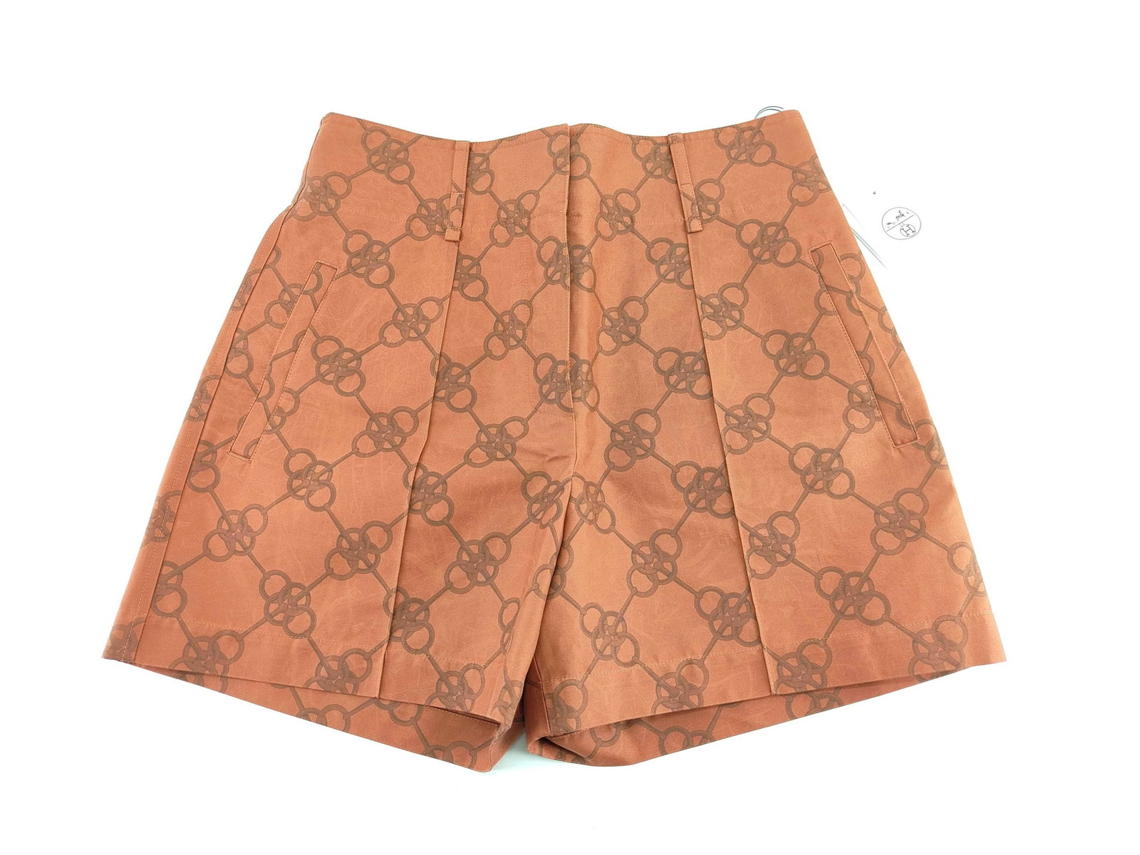 HERMES ORANGE SHORTS (1 of 8)