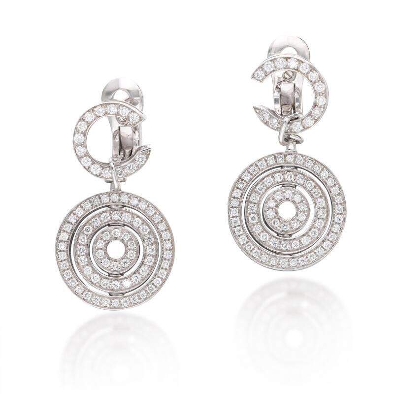BVLGARI BULAGRI Astrale K18 Diamond Earring: Brand:BVLGARI Type: Earring Material:K18 Model No.: N/A Sizs:N/A Signed By:BVLGARI