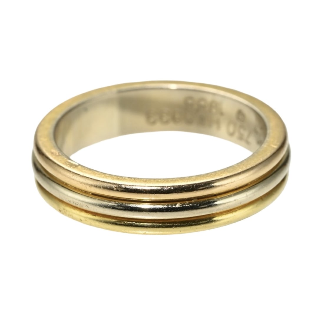 CARTIER RING K18: Type:RING Item Name:CARTIER RING K18 Brand:CARTIER Metal:18K Size:4(US) Accessories:N/A