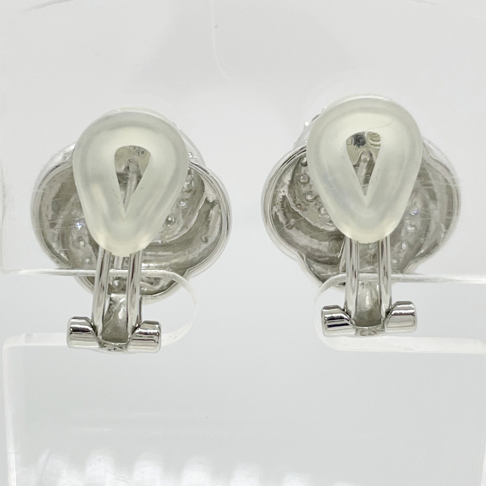 Pt900 Diamond Earring - 3