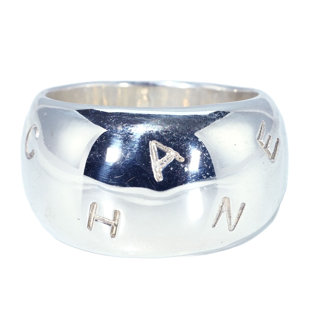 CHANEL SV RING: Type:RING Item Name:CHANEL SV RING Brand:CHANEL Size:7.5(US) Accessories:N/A