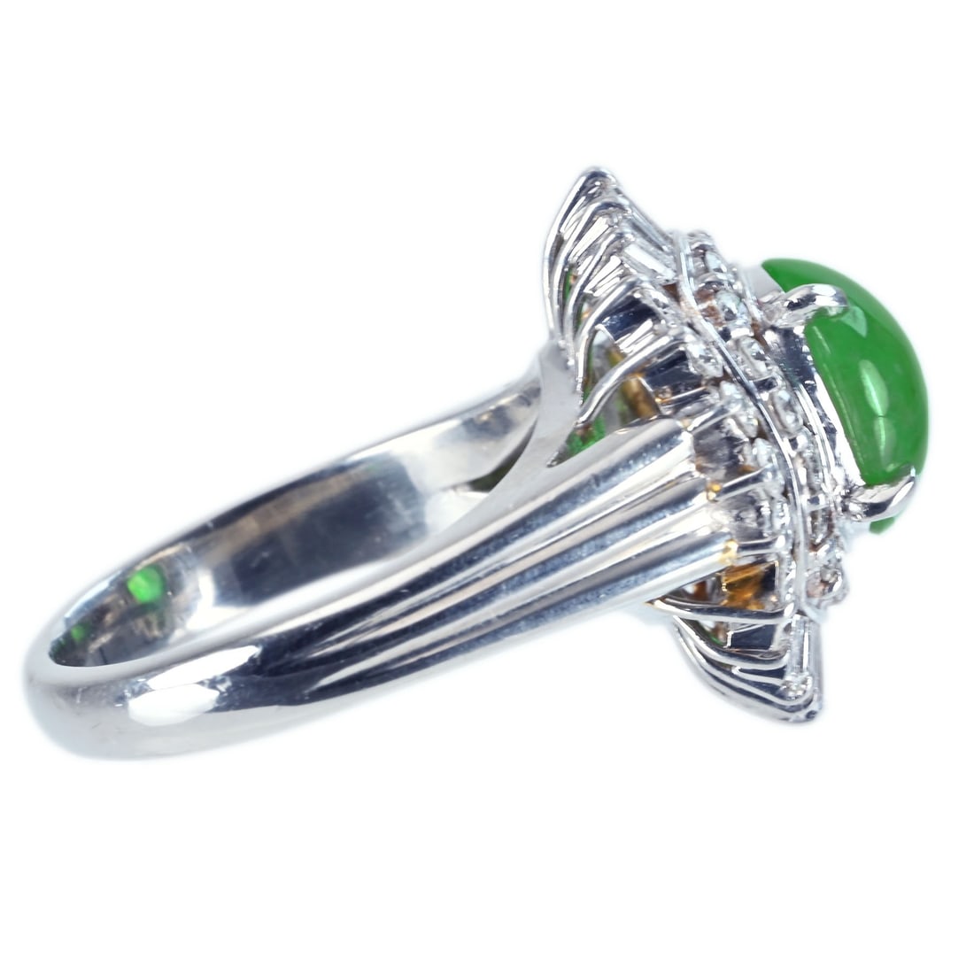 PT900 JADEITE RING - 3