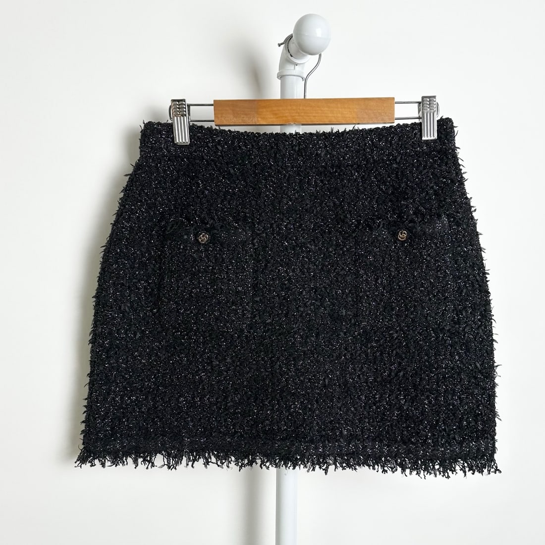 GUCCI TWEED SKIRT DRESS: Item Name:GUCCI TWEED SKIRT DRESS Brand:GUCCI Model No:ASKX Size:S(WAIST: 65CM) Signed By:GUCCI Accessories:N/A