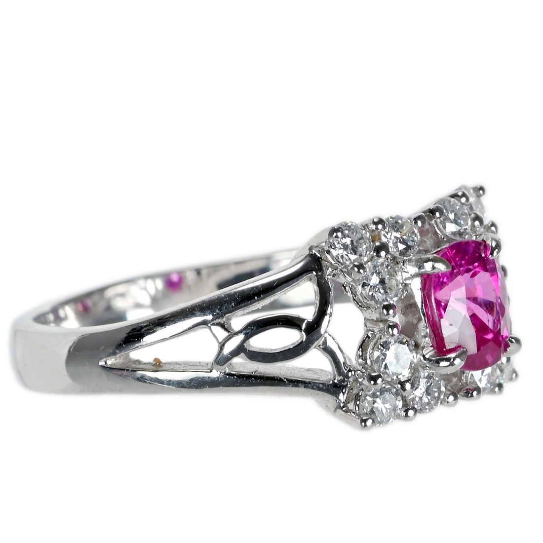 18K Ruby Diamond Ring - 3