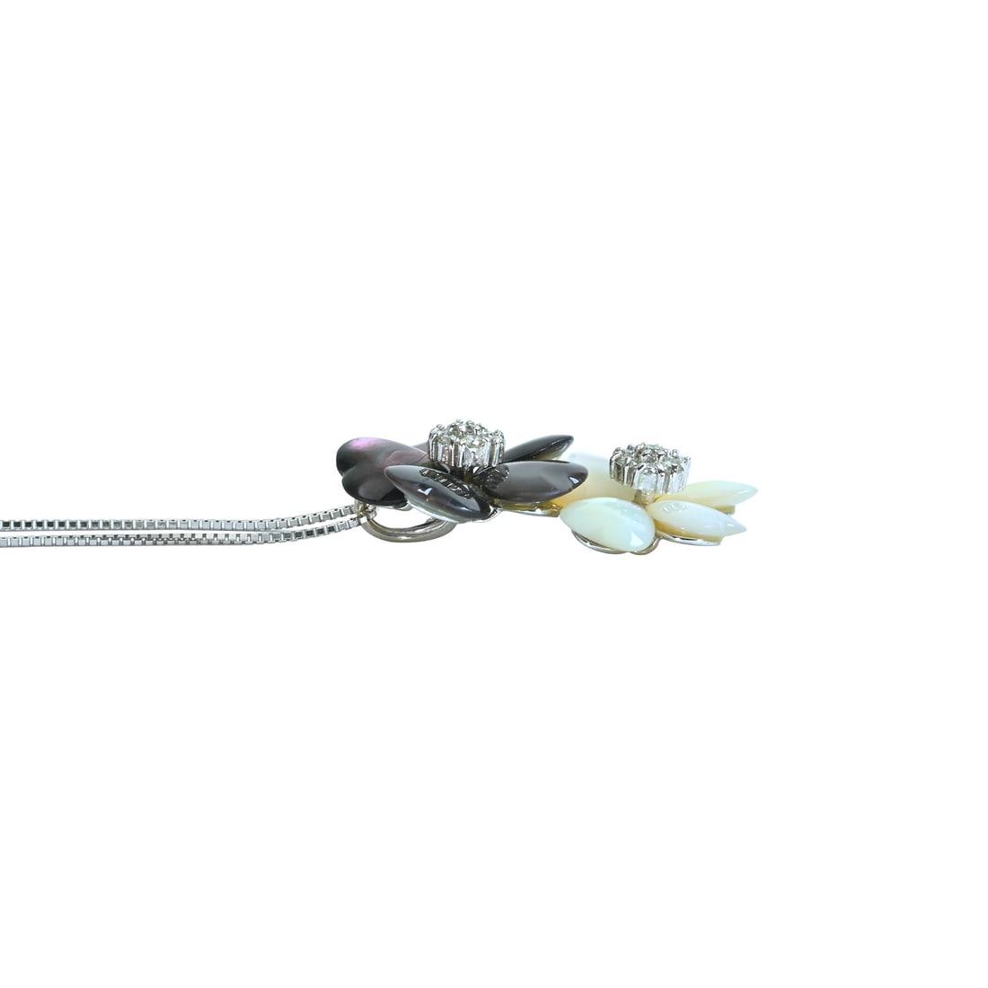 K18 Shell Diamond Necklace - 4