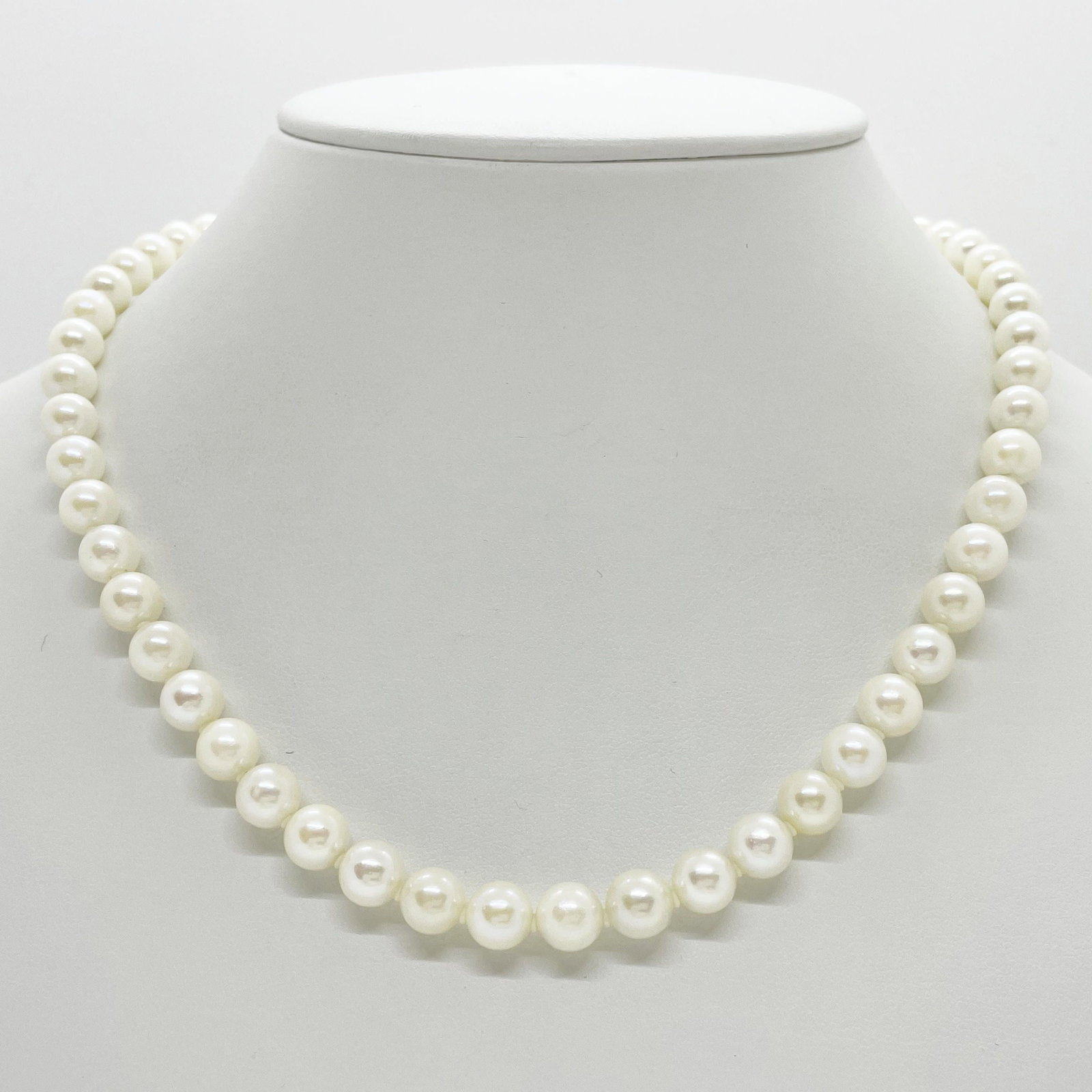 7.0-7.5mm PEARL AKOYA SV NECKLACE: Type: Necklace Matel:SV Size:Pearl 7.0-7.5mm Accessories:CERT-CARD
