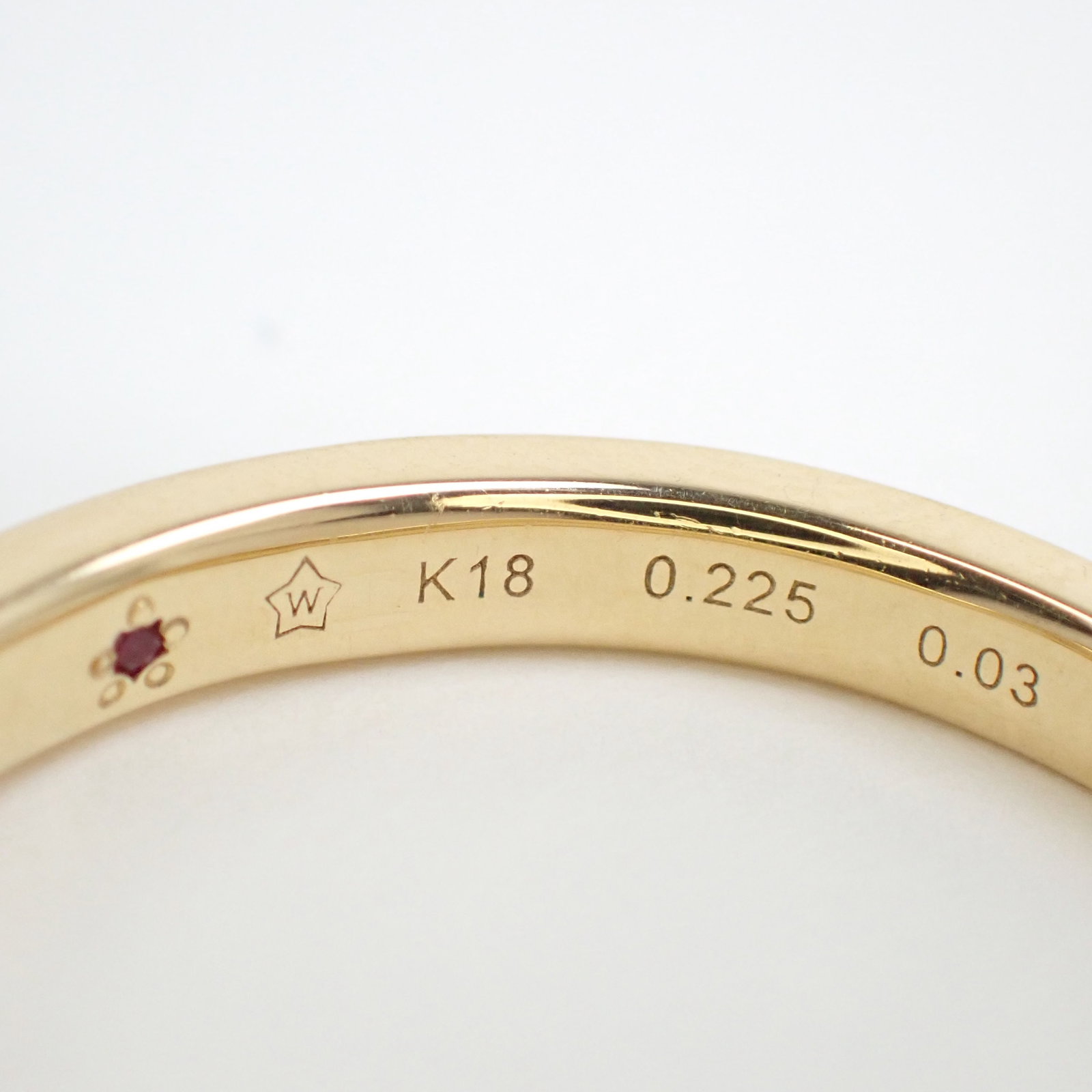 FESTARIA K18 Diamond Ring - 3