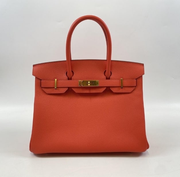 HERMES Birkin 30 Rose Jaipur Gd Hardware: Brand:Hermes Material:Epson Model No.: C 2018YR Sizs:N/A Accessories: Box, Dustbag, Lock Padlock, Rain Cover