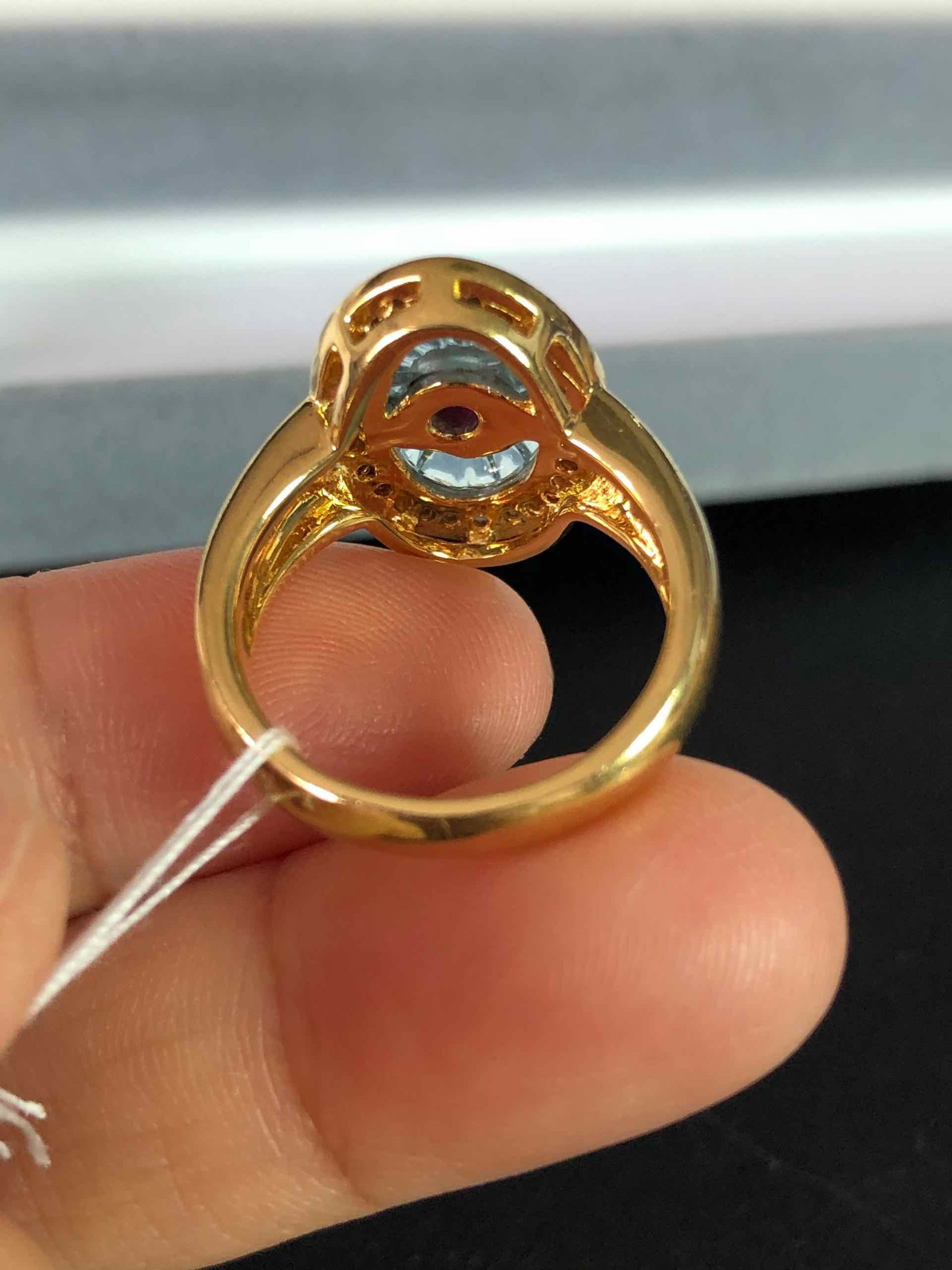 K18YG RUBY RING - 4