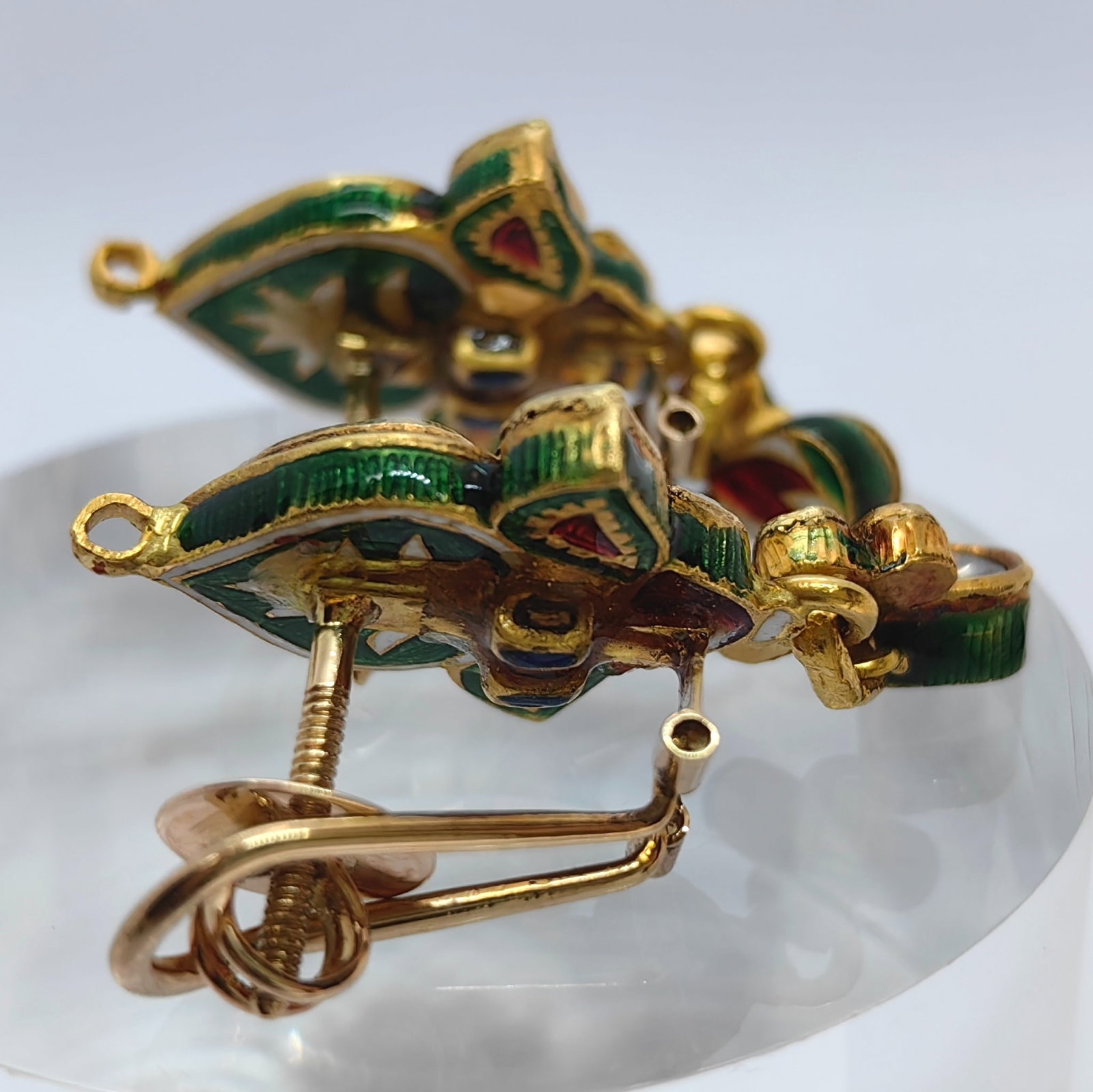 K18 Multiple Gemstone Earring - 2