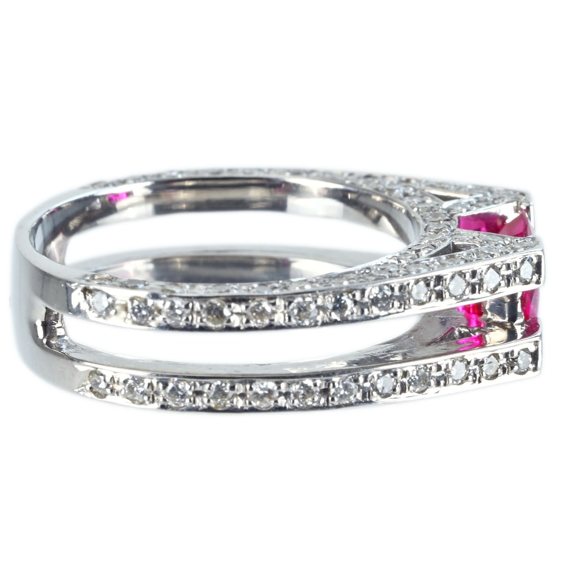 K18WG RUBY RING - 3