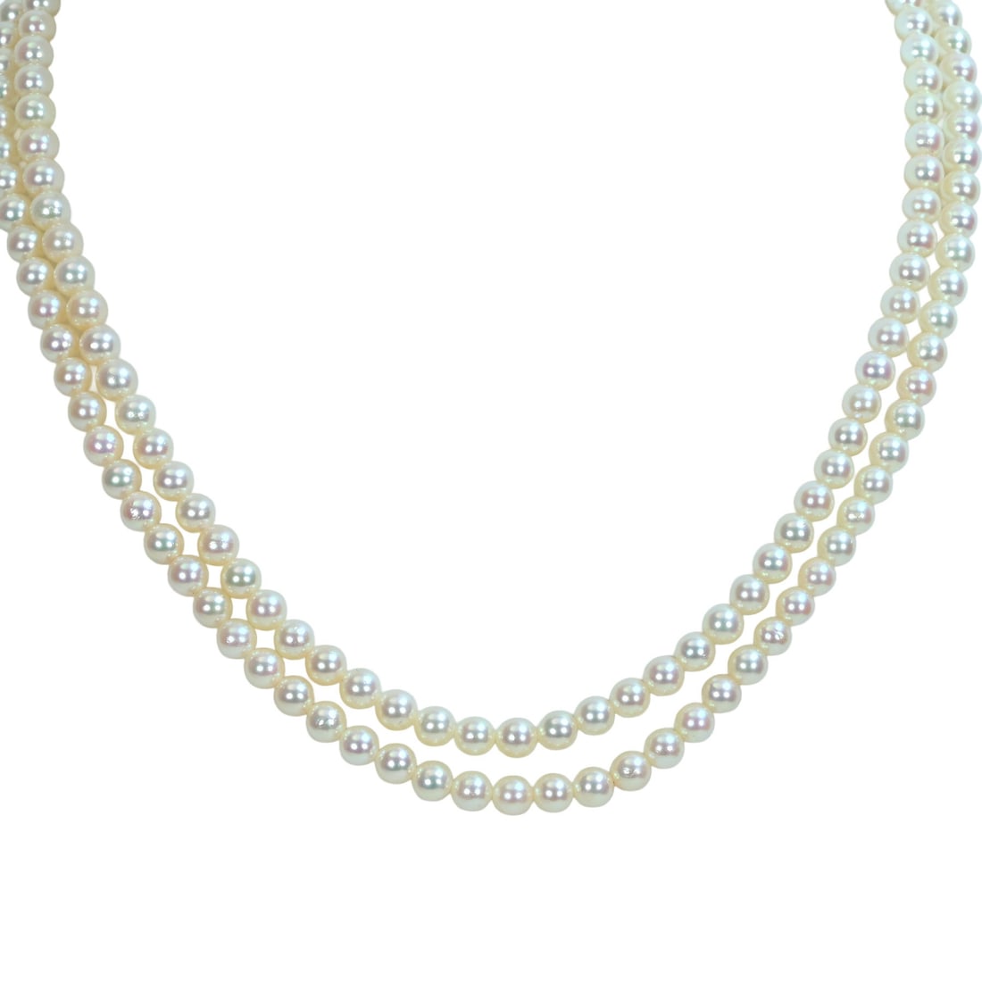 MIKIMOTO 5.0-5.5mm Akoya Pearl K14 Necklace: Brand:MIKIMOTO Model No.:N/A Sizs:44cm Material:K14 Signed By:MIKIMOTO Accessories:N/A