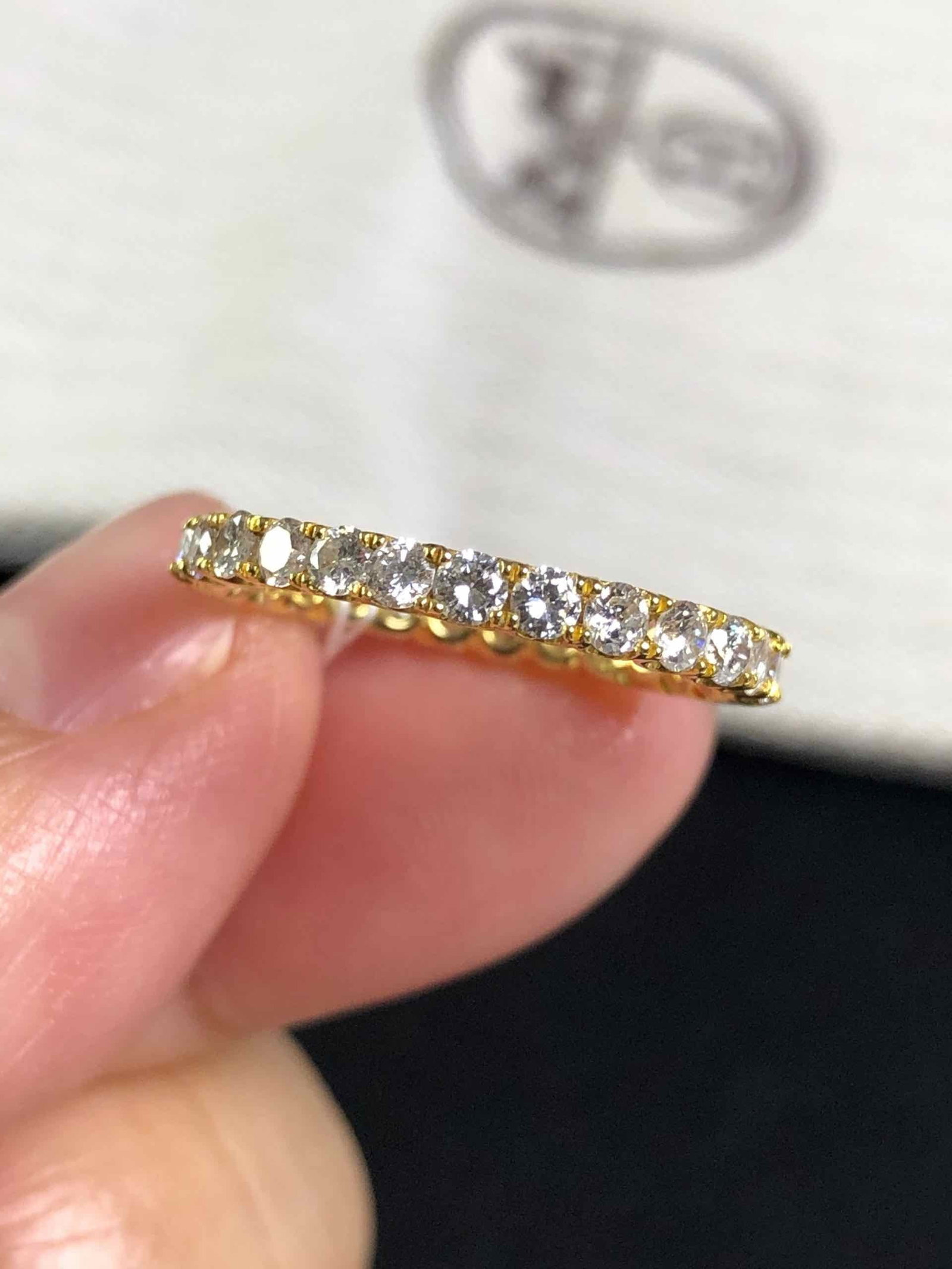 K18 DIAMOND RING: Type: RING Diamond: 1.15ct Metal:18K Size:6.5(US) Accessories:N/A