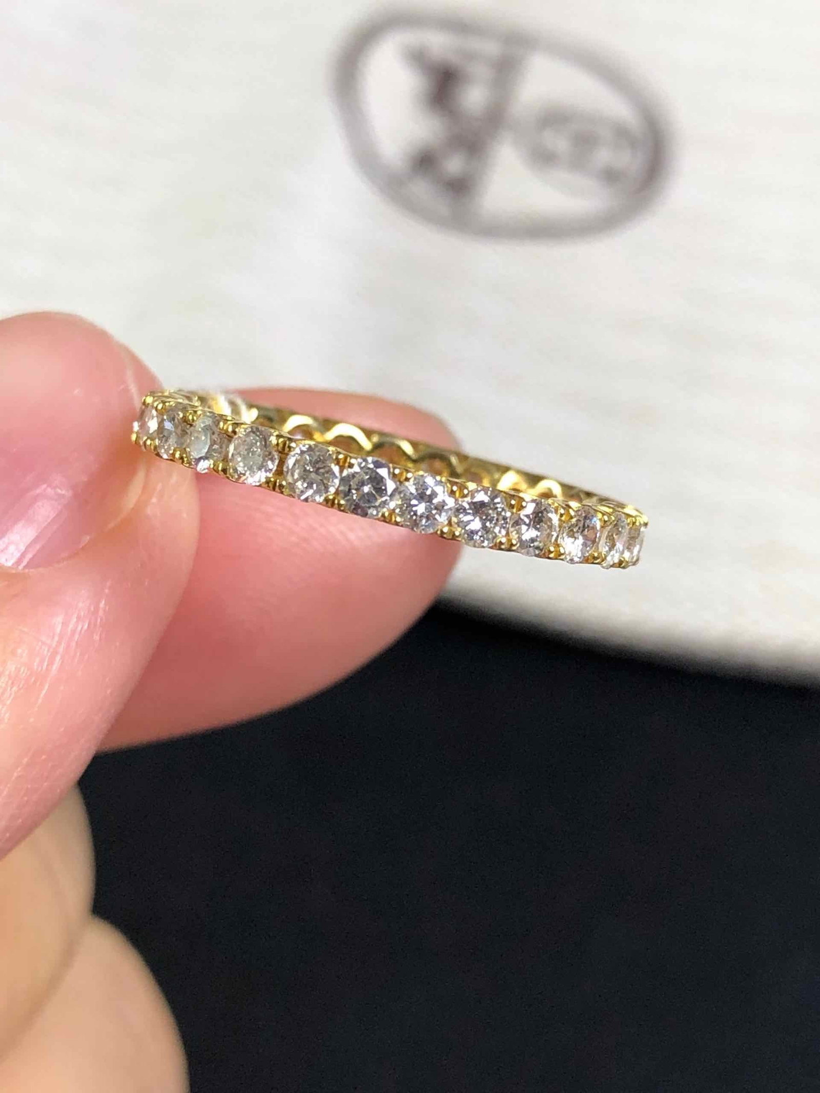 K18 DIAMOND RING - 2