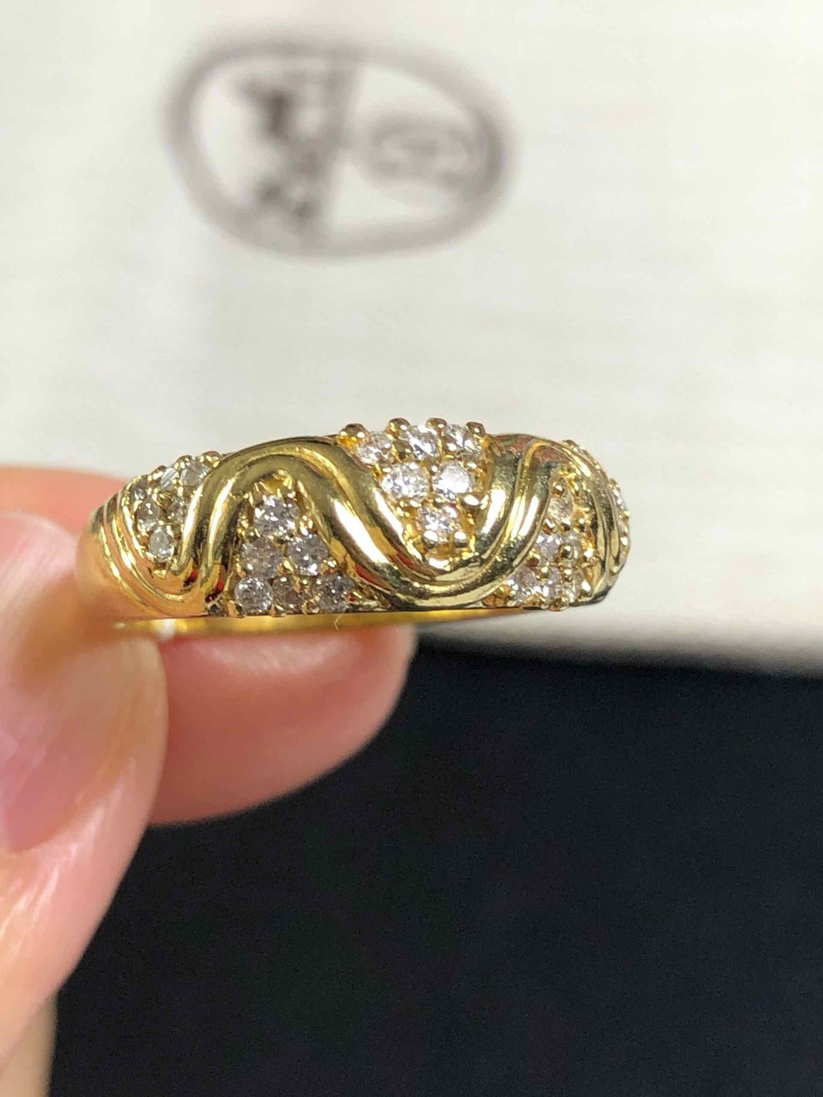14K Diamond Ring - 4