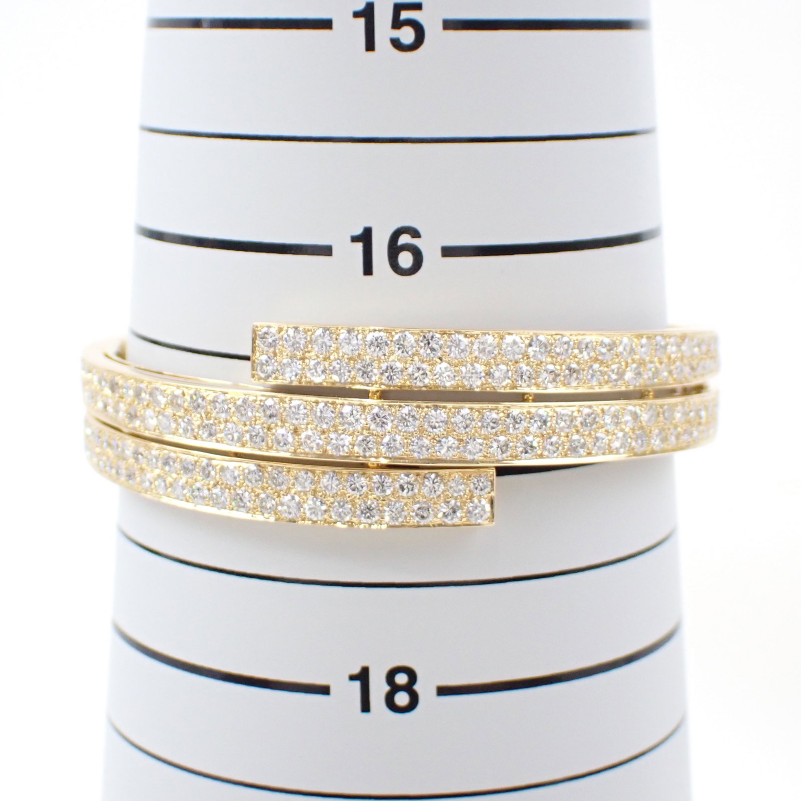 VAN CLEEF ARPELS VCA K18 Diamond Bangle - 2