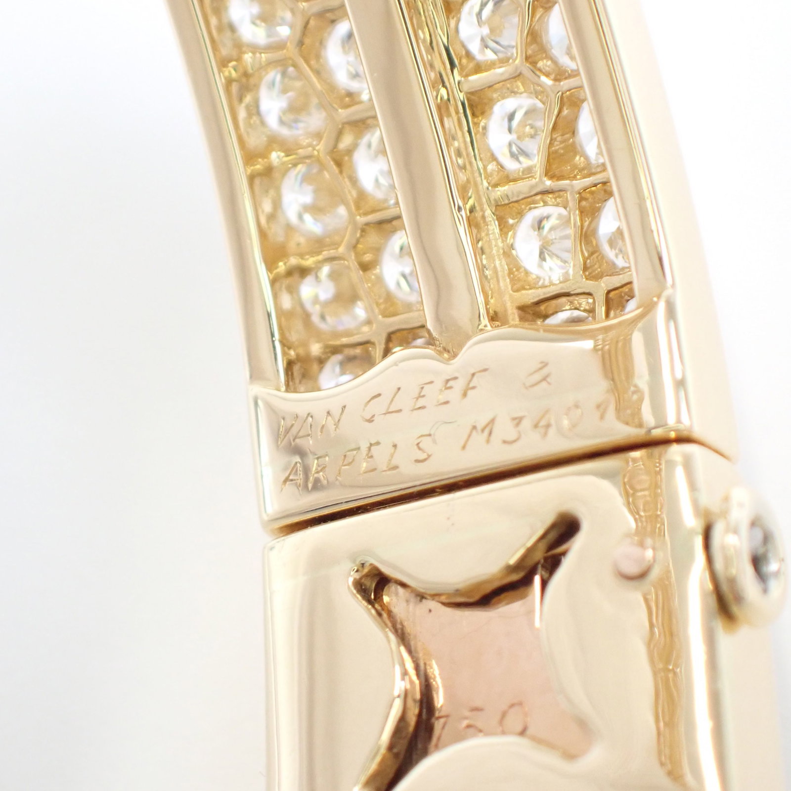 VAN CLEEF ARPELS VCA K18 Diamond Bangle - 3
