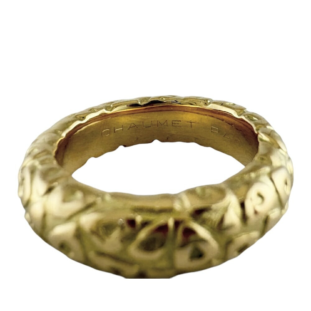 CHAUMET K18 Ring: Type: Ring Metal:18K Diamond: N/A Size:6(US) Signed By:CHAUMET
