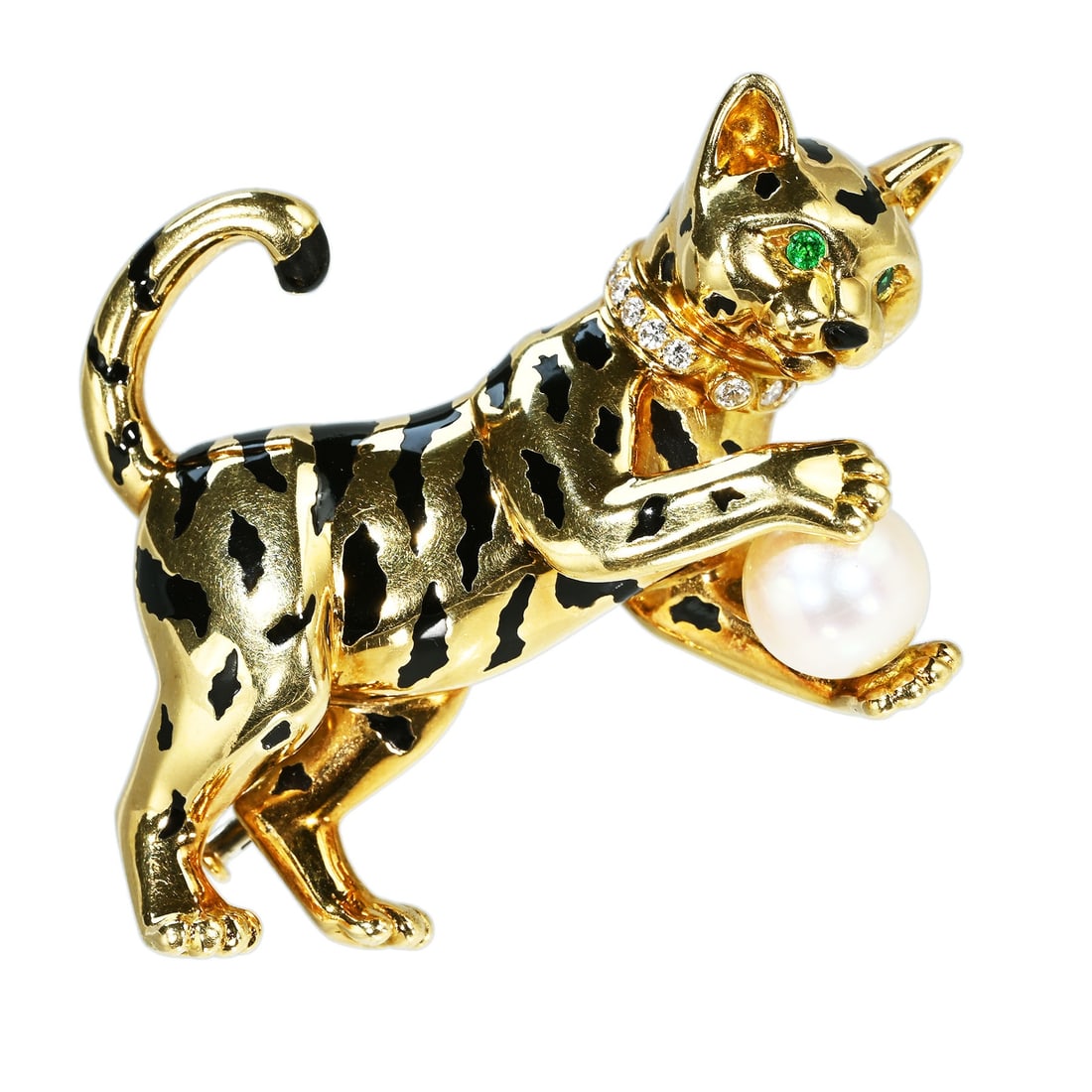 CARTIER PEARL BROOCH K18YG: Type:BROOCH Item Name:CARTIER PEARL BROOCH K18YG Brand:CARTIER Metal:18K Accessories:N/A