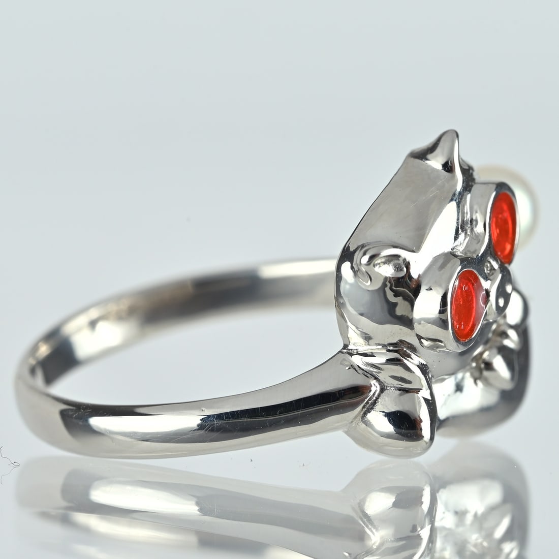 Pt900 Pearl Ring - 3