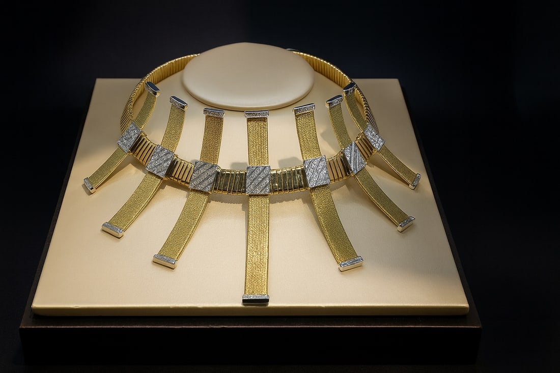18K Diamond Necklace: Type: Necklace Metal: 18K Yellow Gold Diamond:N/A Signed By: N/A