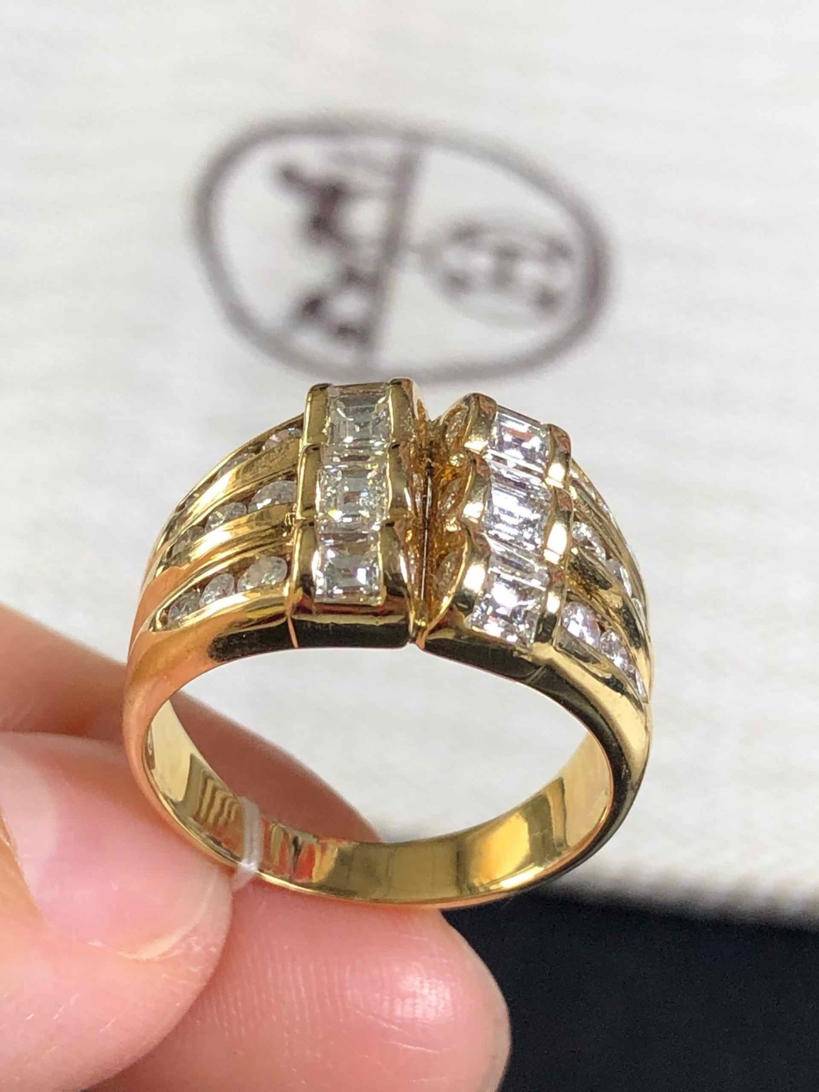 18K Diamond Ring - 2