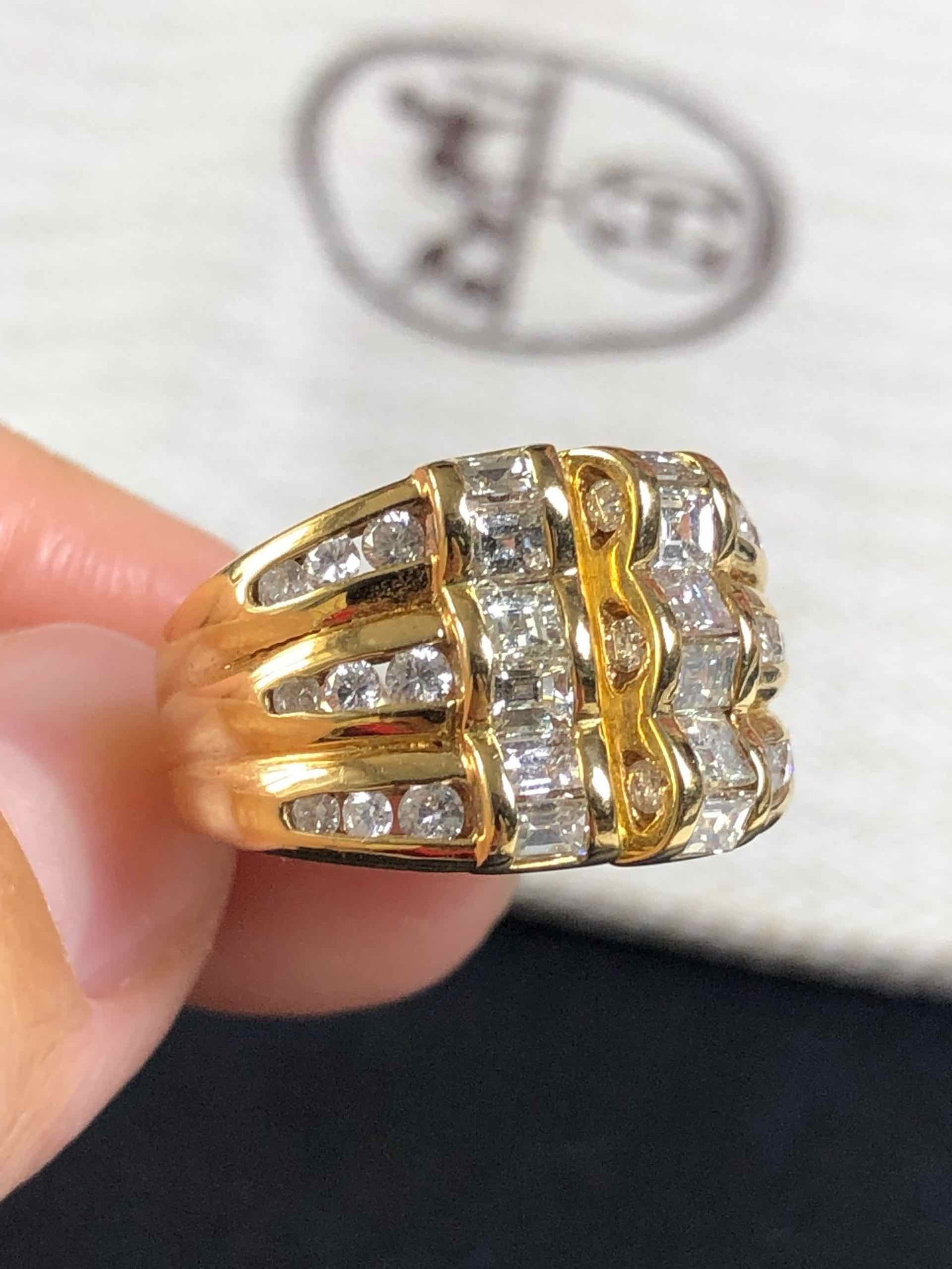 18K Diamond Ring - 5